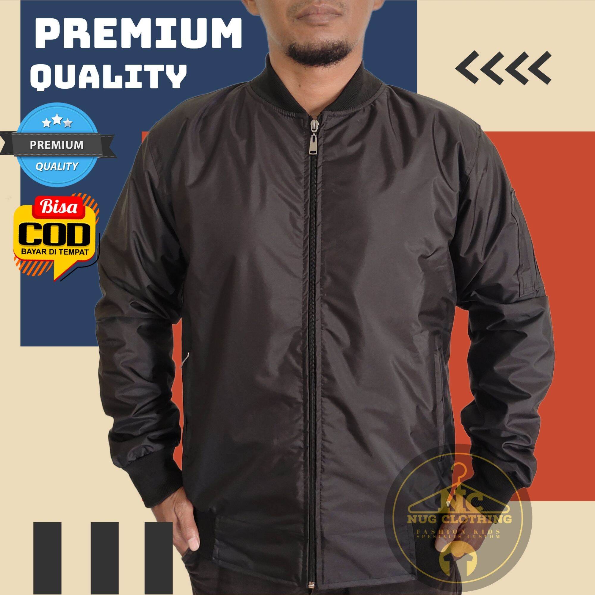 pale jeans jaket bomber basic jumbo pria original rpanco