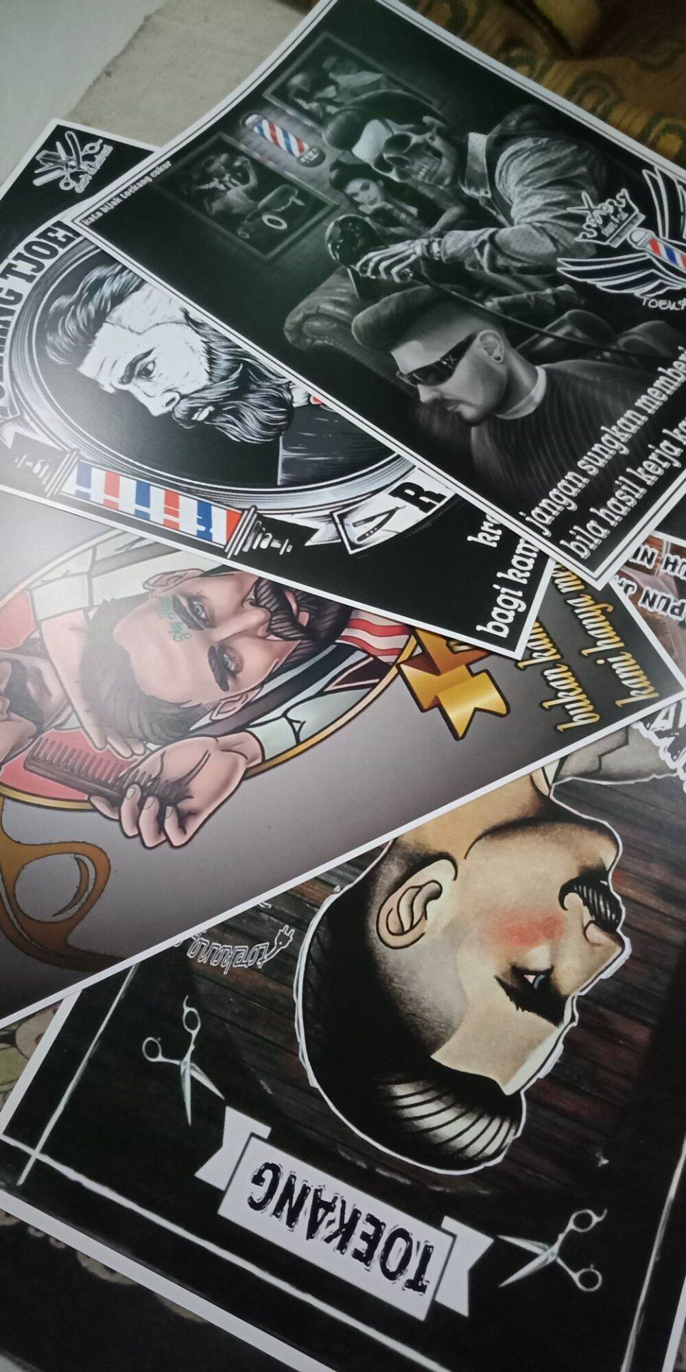 Toko Resmi poster custom art Online Lazada.co.id