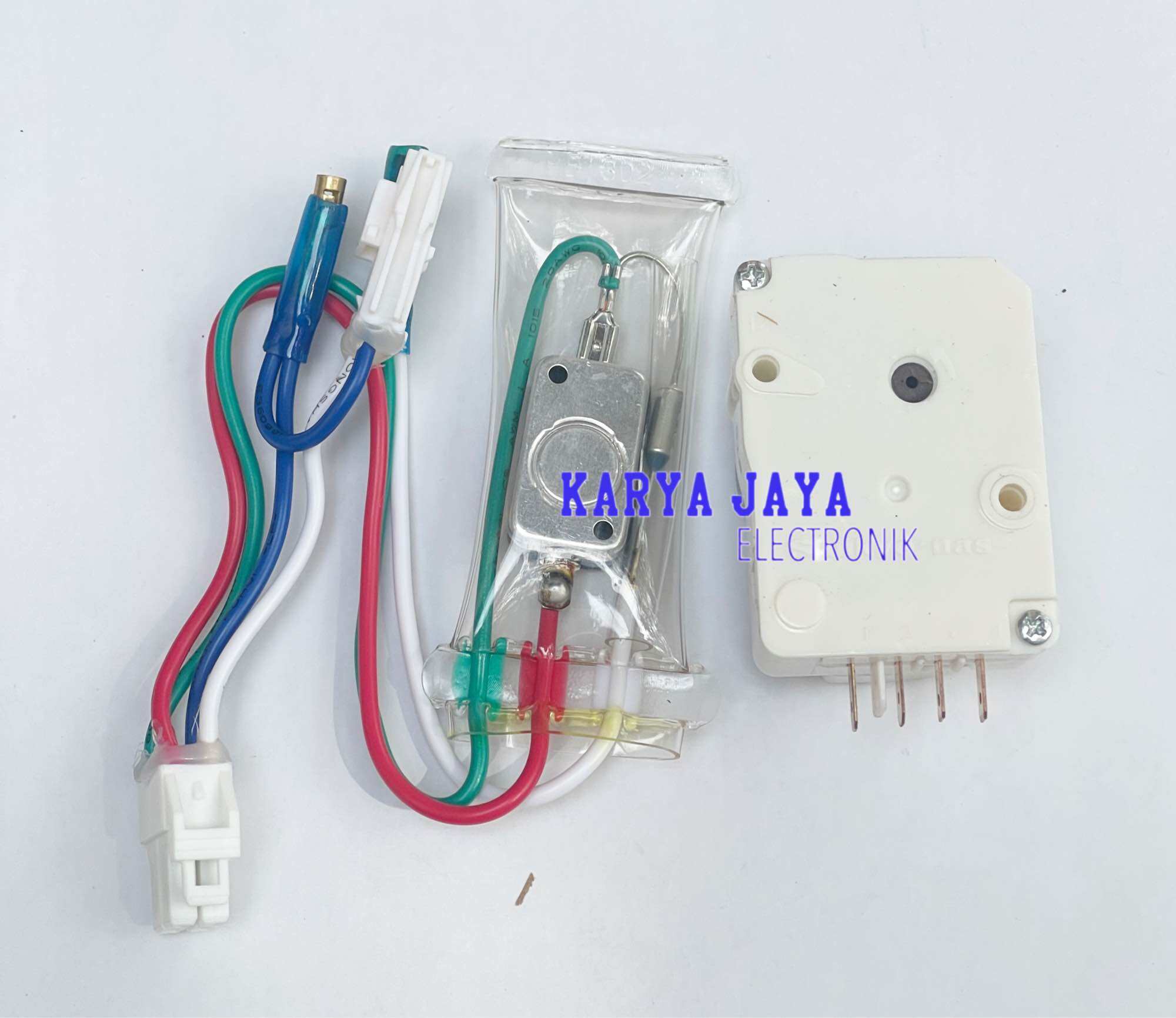 Timer Defrost Bimetal fuse kulkas POLYTRON 2 pintu 1 Set. 