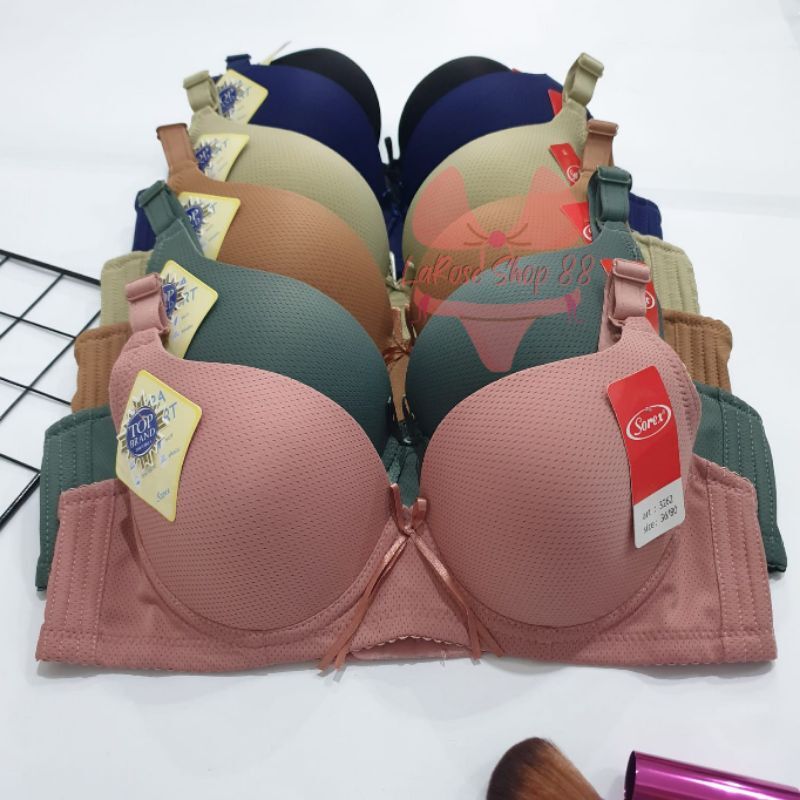 BH/Bra Sorex Wanita Dewasa Sport Tipe 01001/01002 Tanpa Busa Tanpa