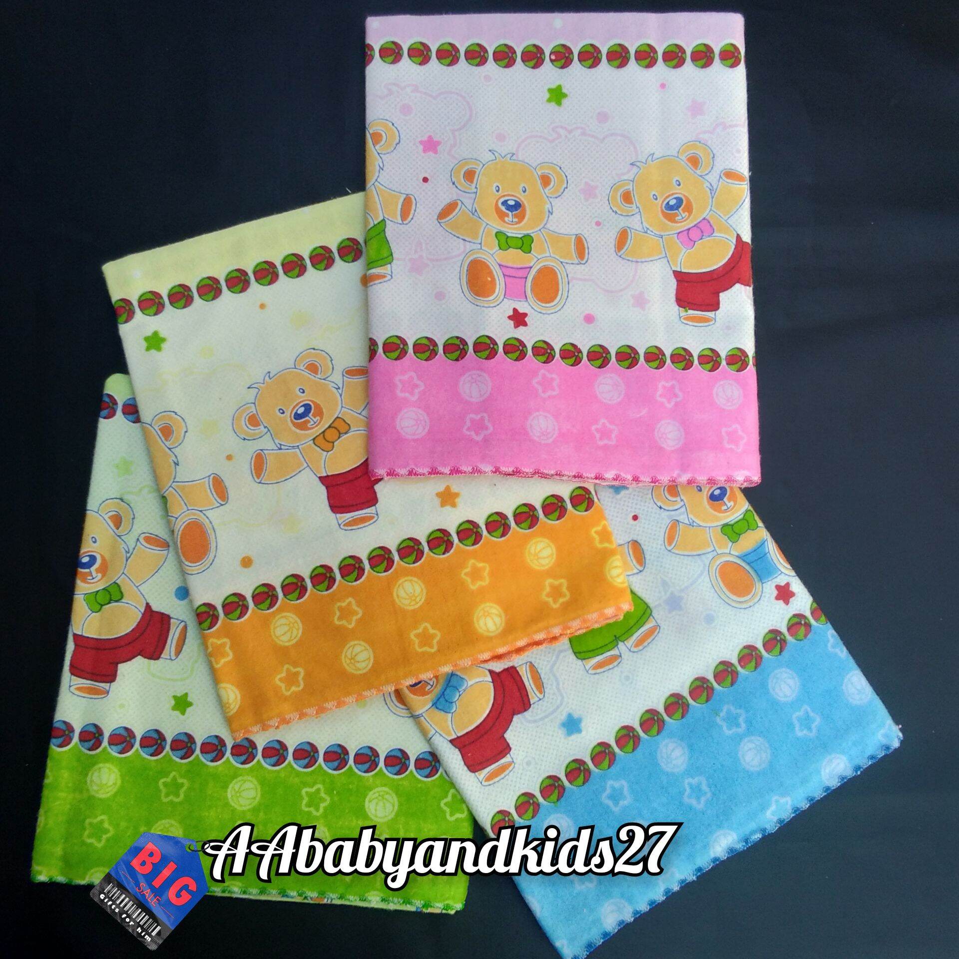 SUPER SALE!!!1Pak Isi 6PC Bedong Bayi Jumbo Nia Necci Free Sarung Tangan & Kaki Ukuran 125x90 Cm SNI