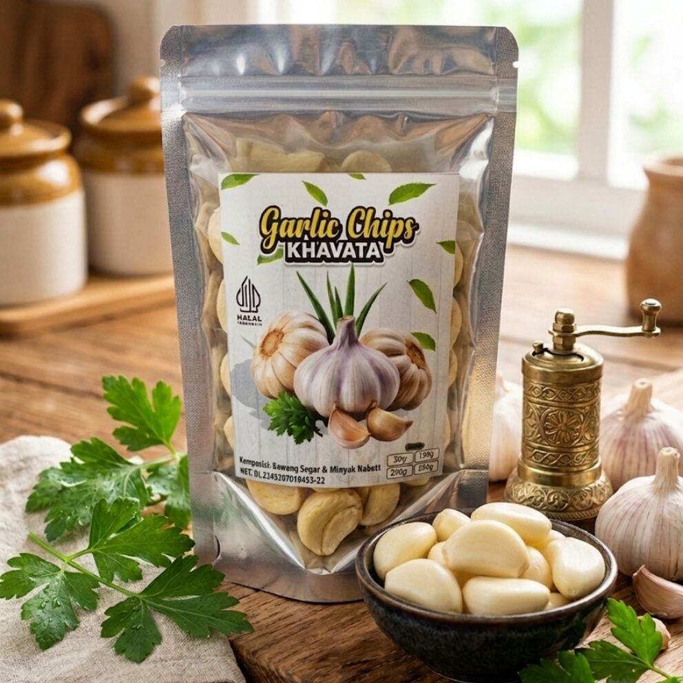 Whole Garlic Chips 100 Grams