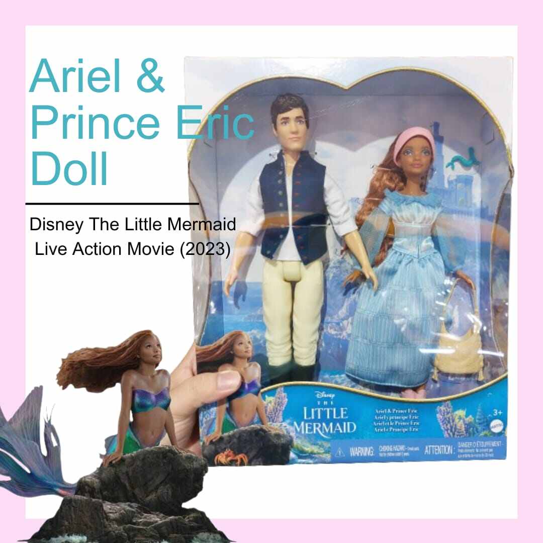 Ariel and Prince Eric Doll Disney The Little Mermaid Live Action