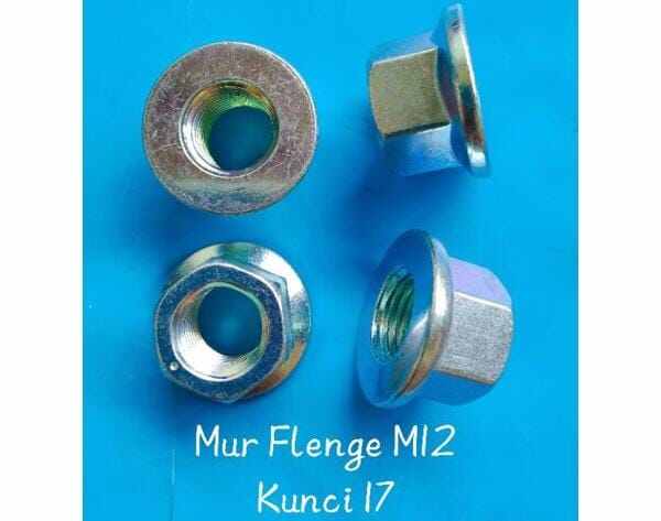 Mur Flange M Kunci Mur Bibir Isi Pcs Lazada Indonesia