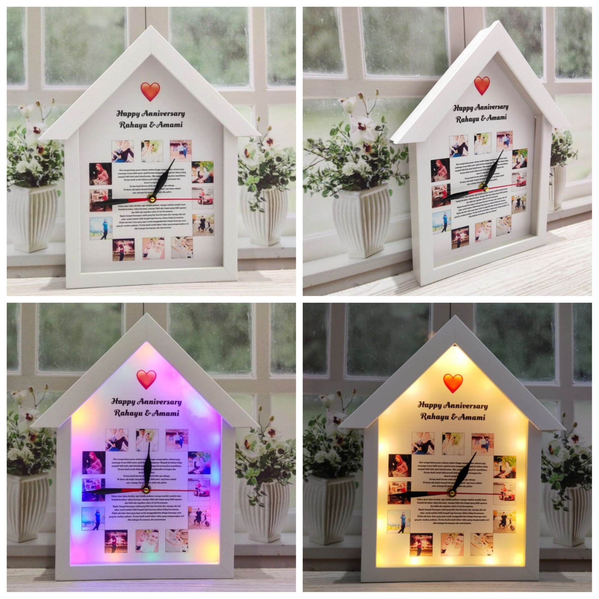 jam dinding lampu hias Tumblr lampu tidur foto hadiah kado custom ultah wisuda pernikahan anniversary…
