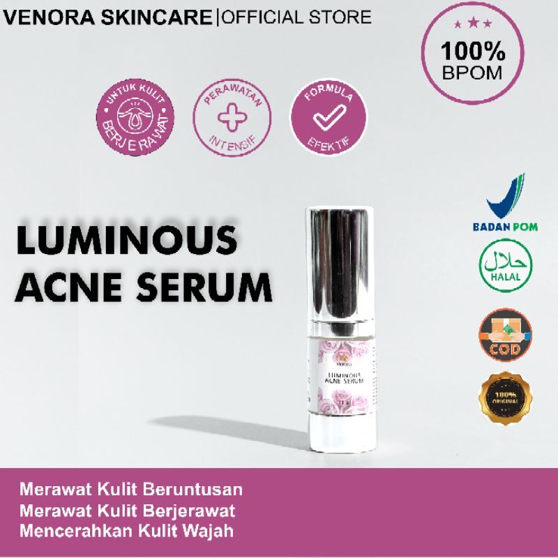 LUMINOUS ACNE SERUM VENORA SKINCARE Lazada Indonesia