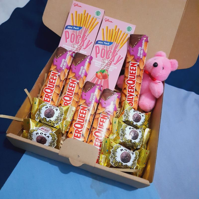 Hampers Special Coklat Silverqueen Hampers Valentine Kado Ultah Wisuda