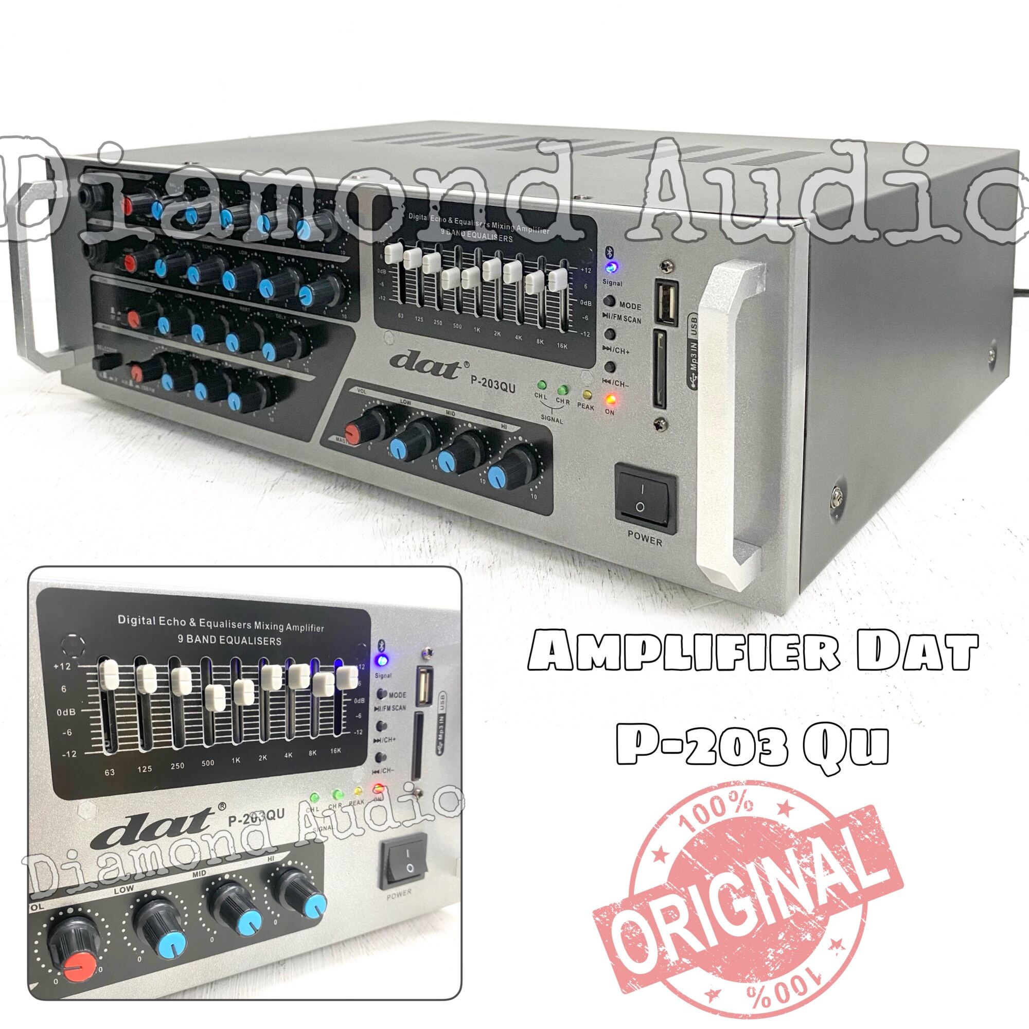 Jual Power Amplifier DAT B208AQU Karaoke Mixer / Ampli B 208 AQU