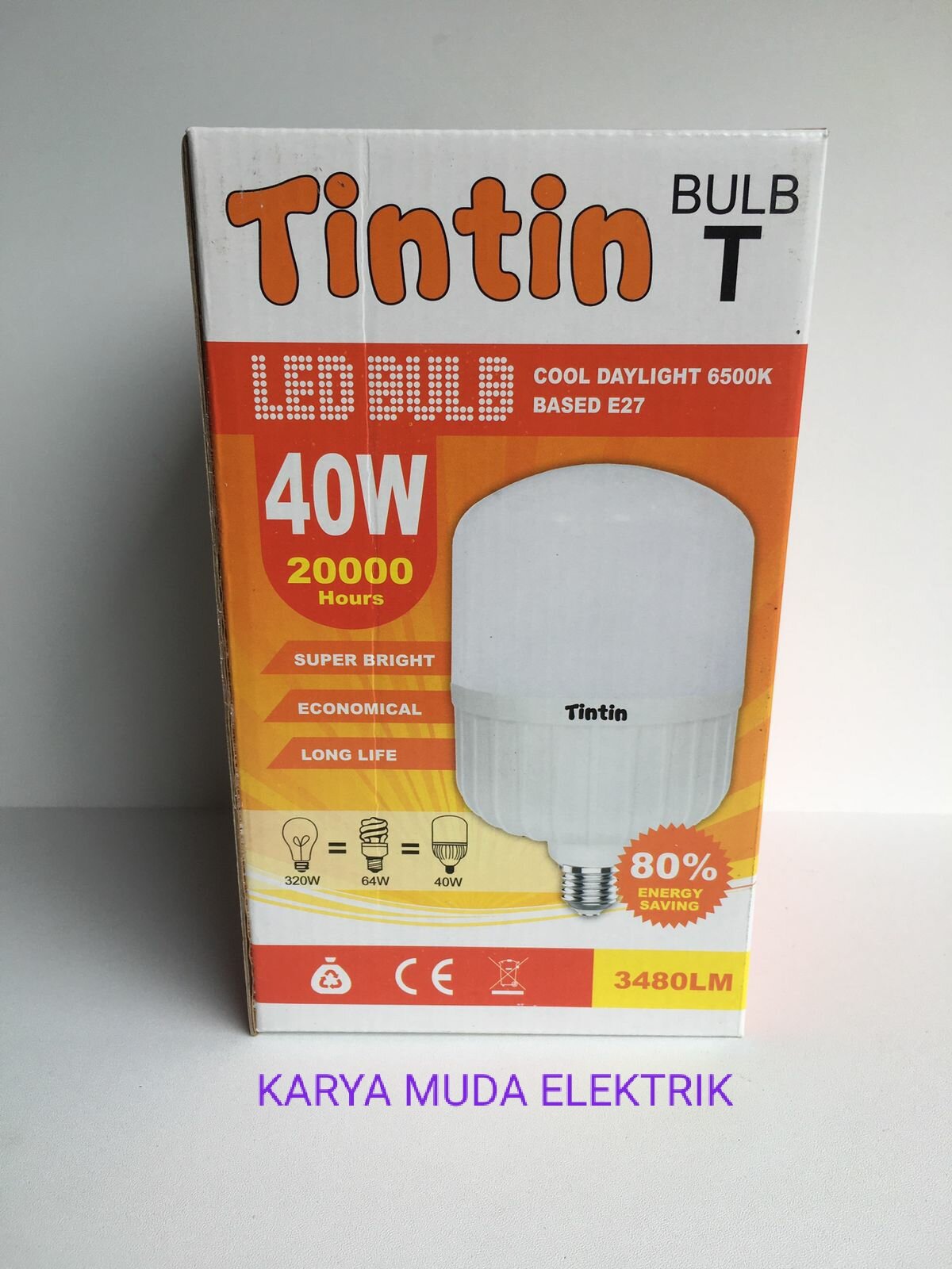 Lampu Bohlam Led Jumbo Watt Tintin Led Watt Tintin Kualitas