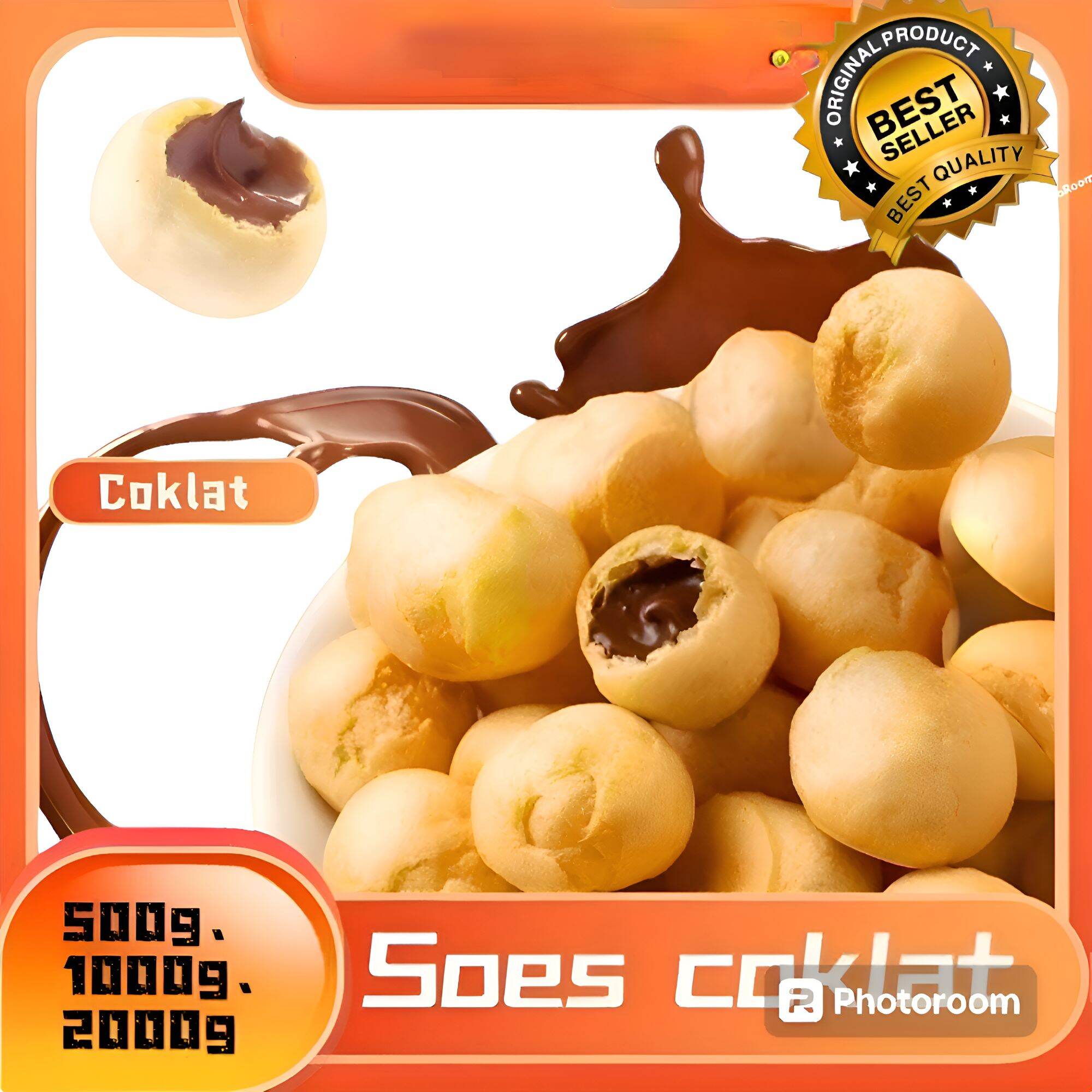 bisa !!!kue lumer coklat/kue soes coklat halal