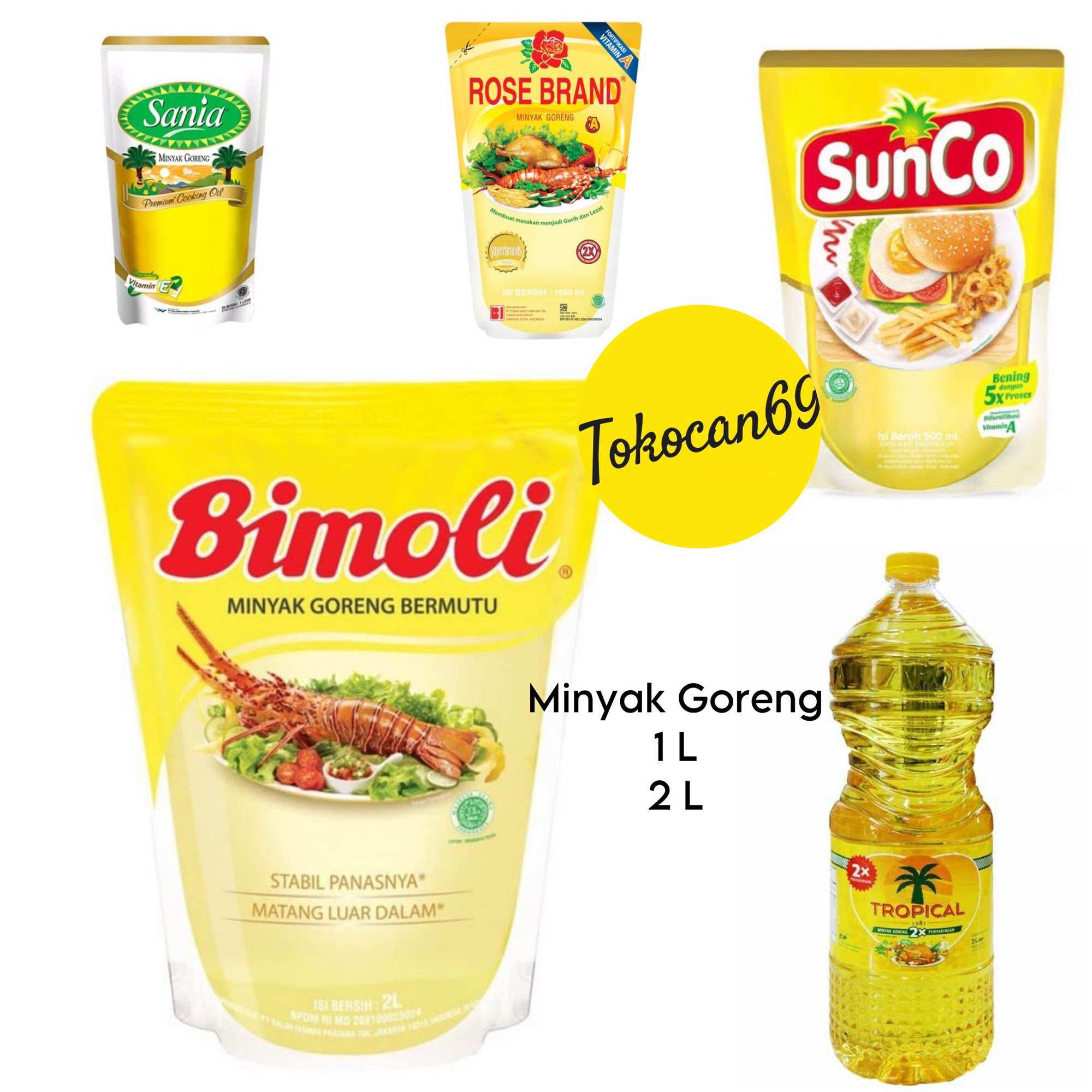 Minyak Goreng Premium 1L dan 2L Berbagai Merk | Lazada Indonesia