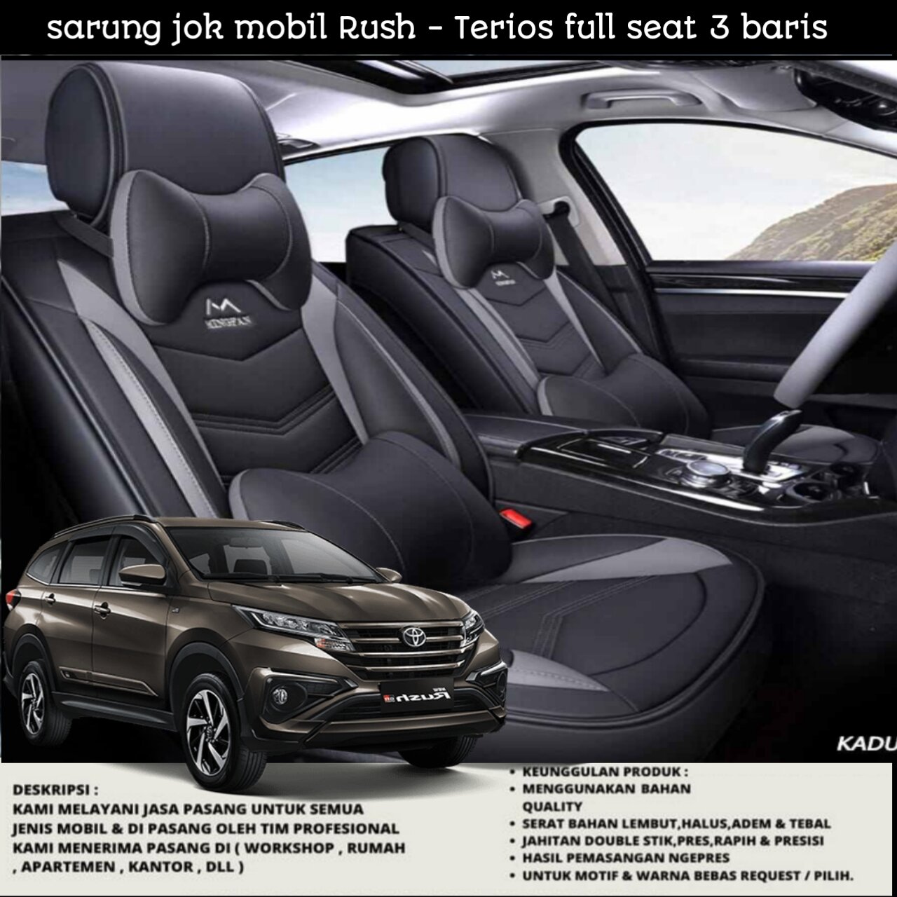 Alas Jok Mobil Fortuner Vrz Set Depan Jual Alas Jok Mobil