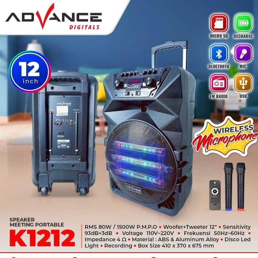 Speaker portable hot sale advance 12 inch