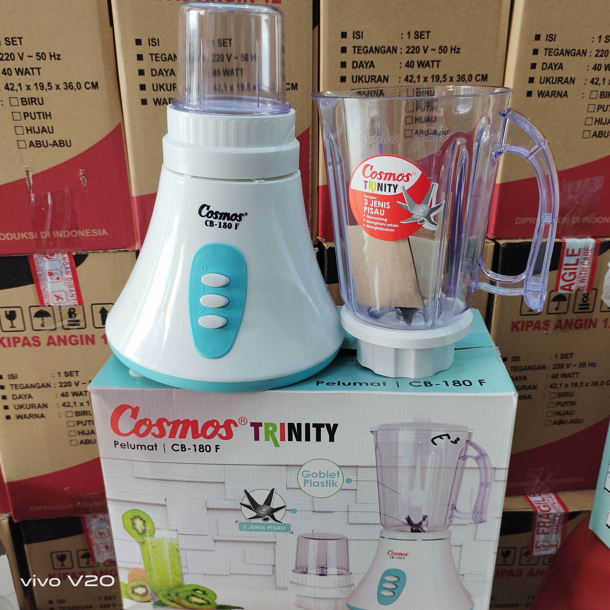 blender cosmos cb 180 mata pisau 3 jenis Lazada Indonesia