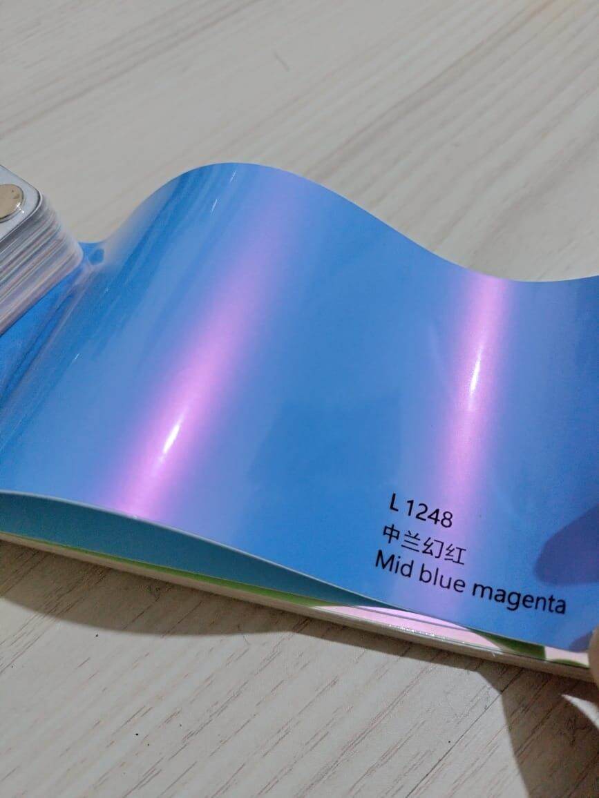 stiker skotlet lembayung biru sticker bunglon scotlite mutiara scotlet