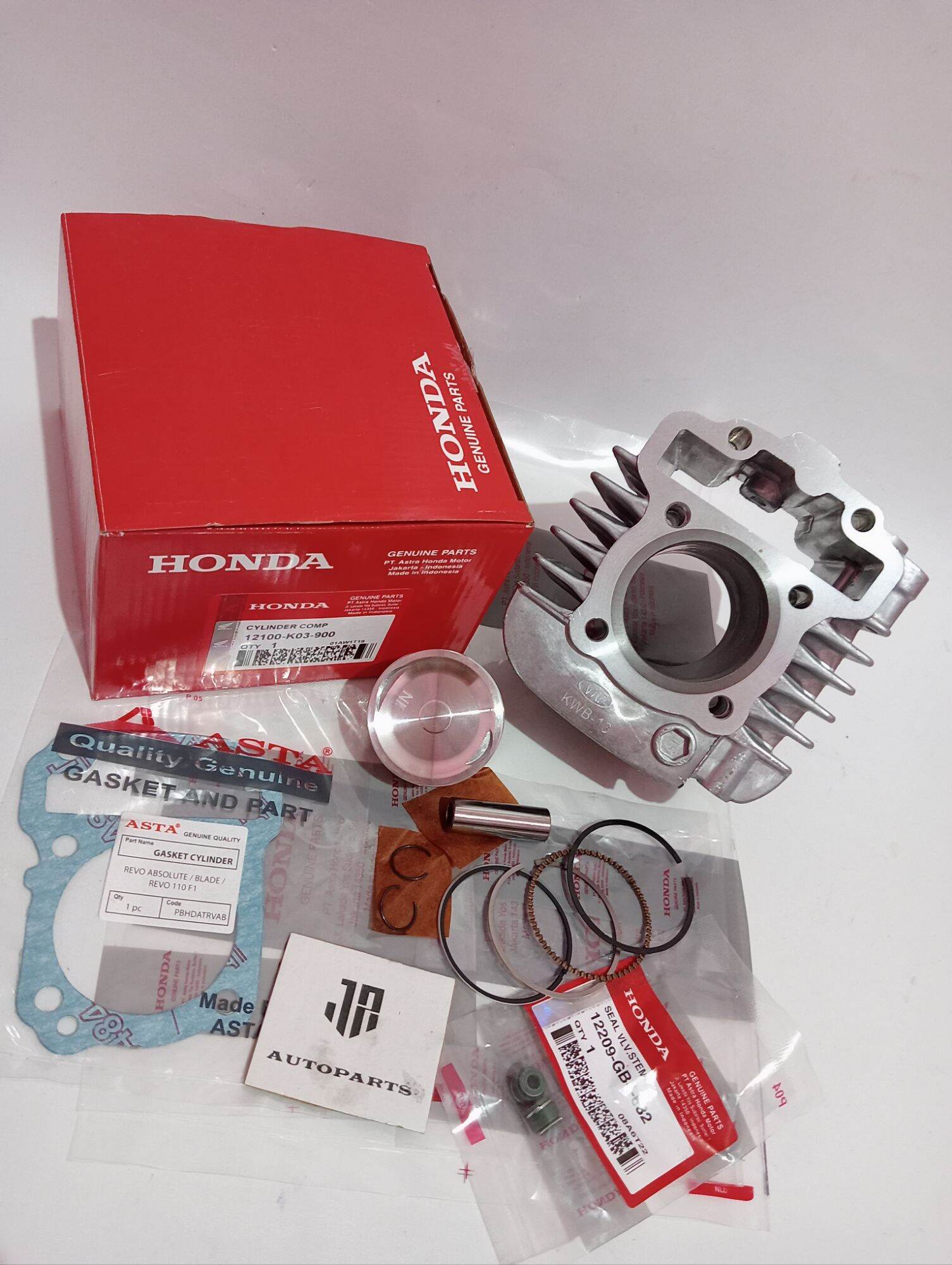 Cylinder Blok Seher Revo FI Komplit K03 Blok Isi Piston Kit Honda Revo