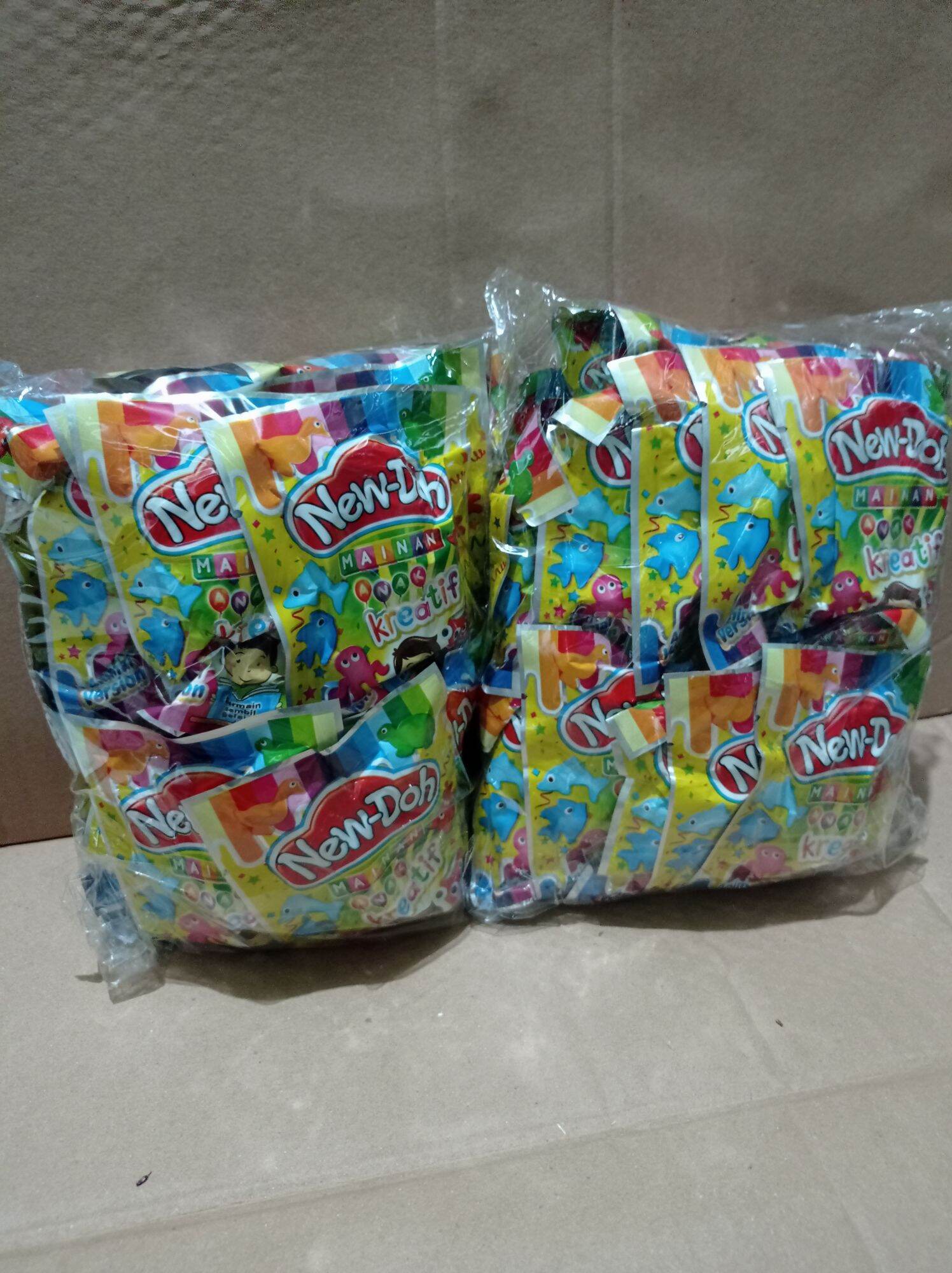 1 PAK NEW DOH ISI 20 PCS / 20 PCS NEW DOH - MAINAN LILIN - NEW DOH ISI 20 PCS HARGA GROSIR / NEW DOH / LILIN