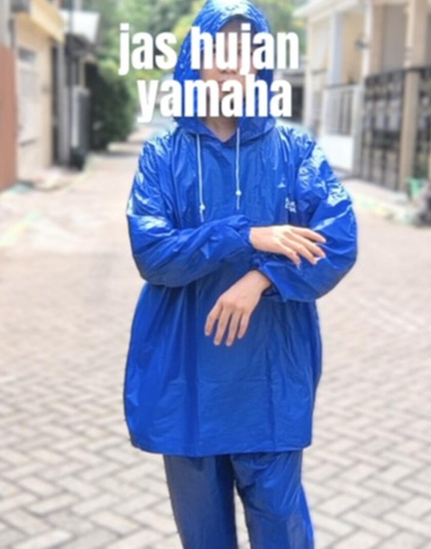 Original Yamaha raincoat Harga 30,000 rupiah*Gratis Ongkir