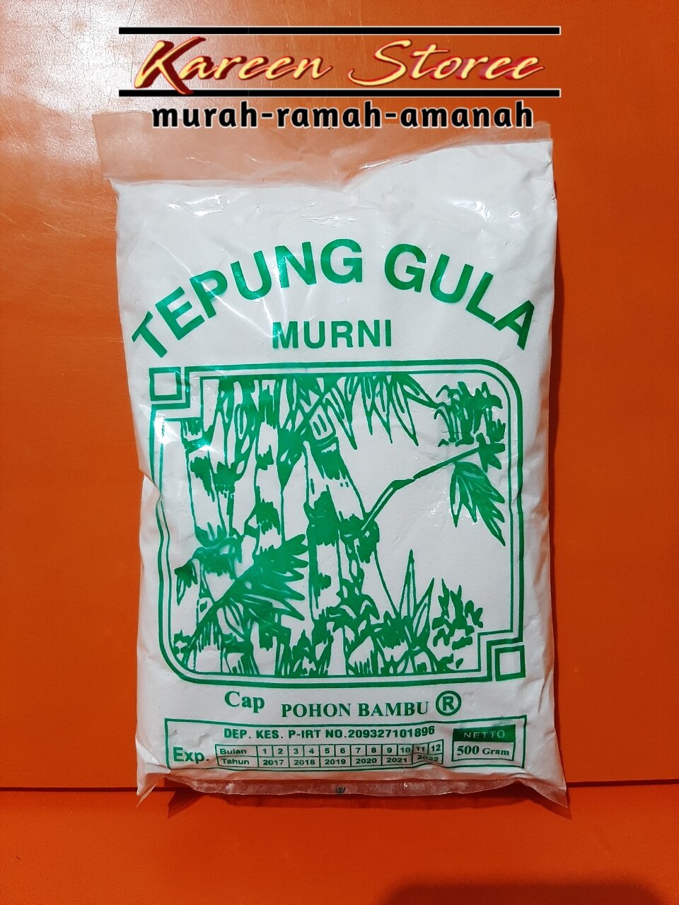 Tepung Gula Murni Cap Pohon Bambu 500gr Lazada Indonesia 