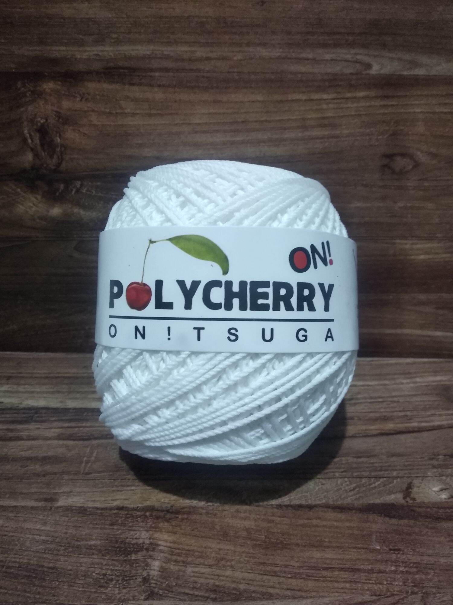 Benang Rajut Polycherry Broken White