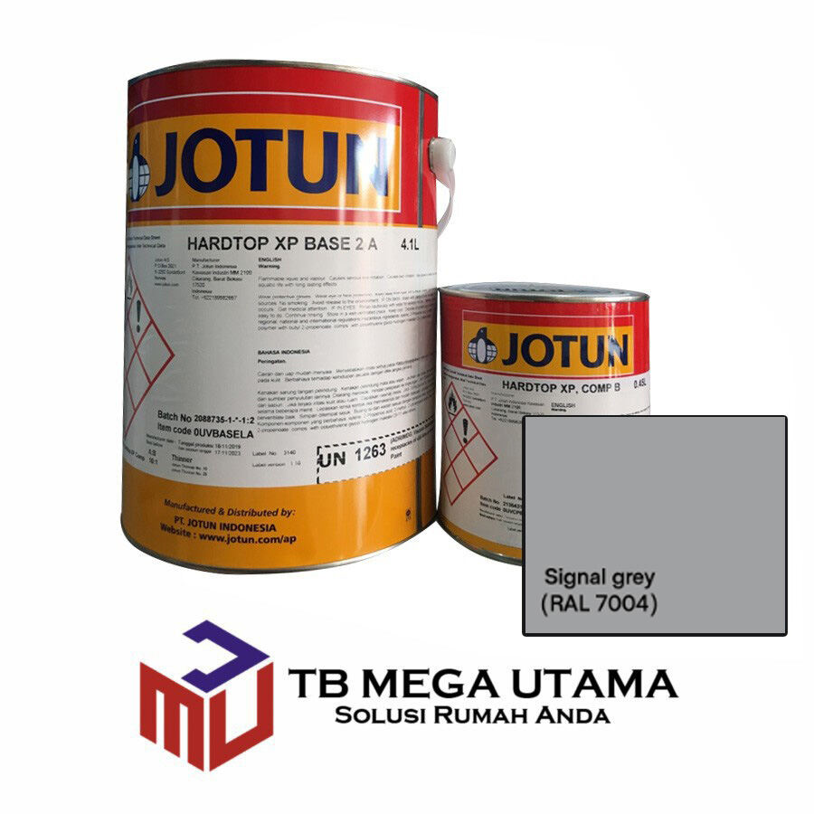 Jotun Hardtop Xp Ral Signal Grey Kemasan Liter Komponen Cat Polyurethane Lazada