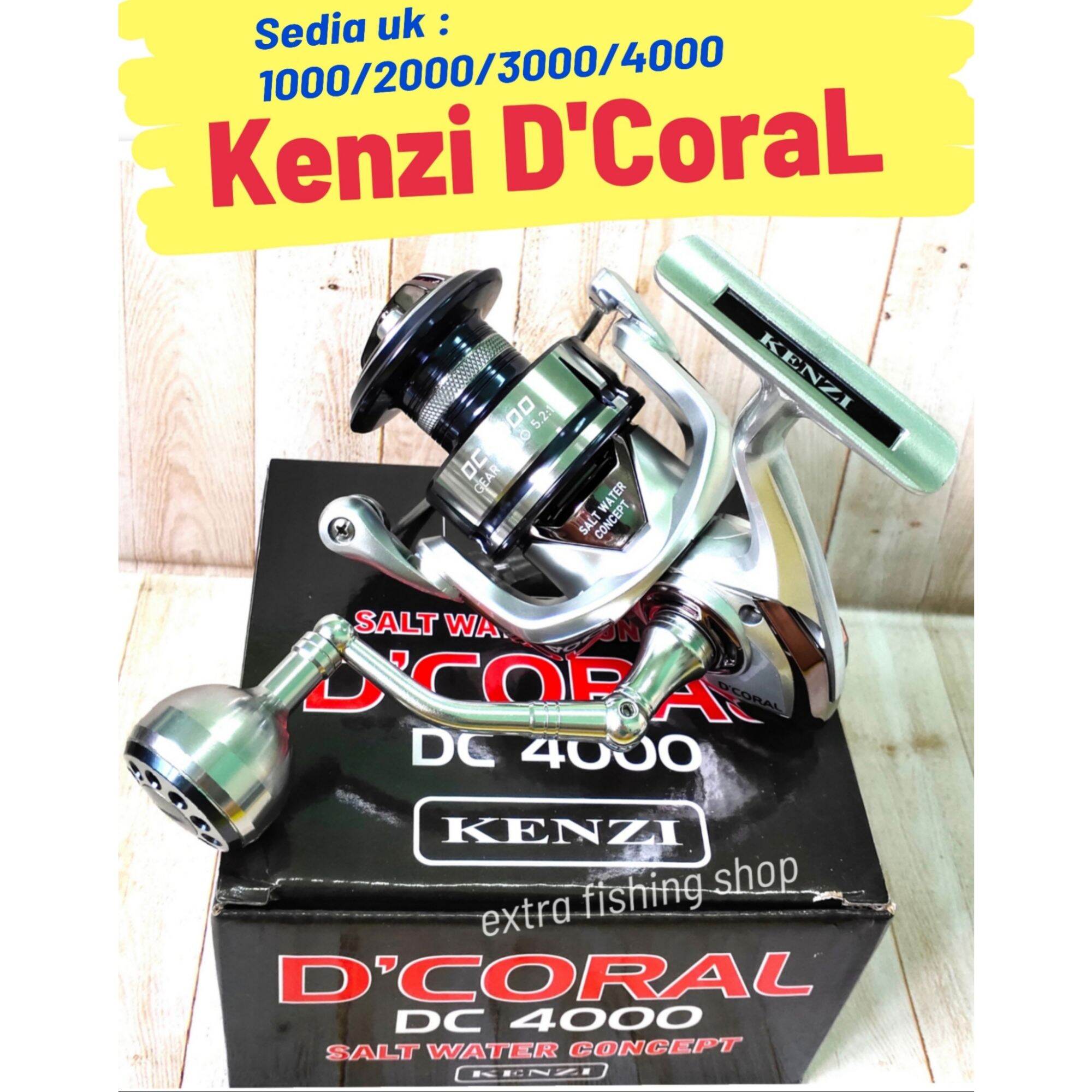 Jual Reel Pancing Kenzi D CORAL 1000-6000 SALTWATER CONCEPT - 1000 - Kota  Surabaya - Jagad Pancing