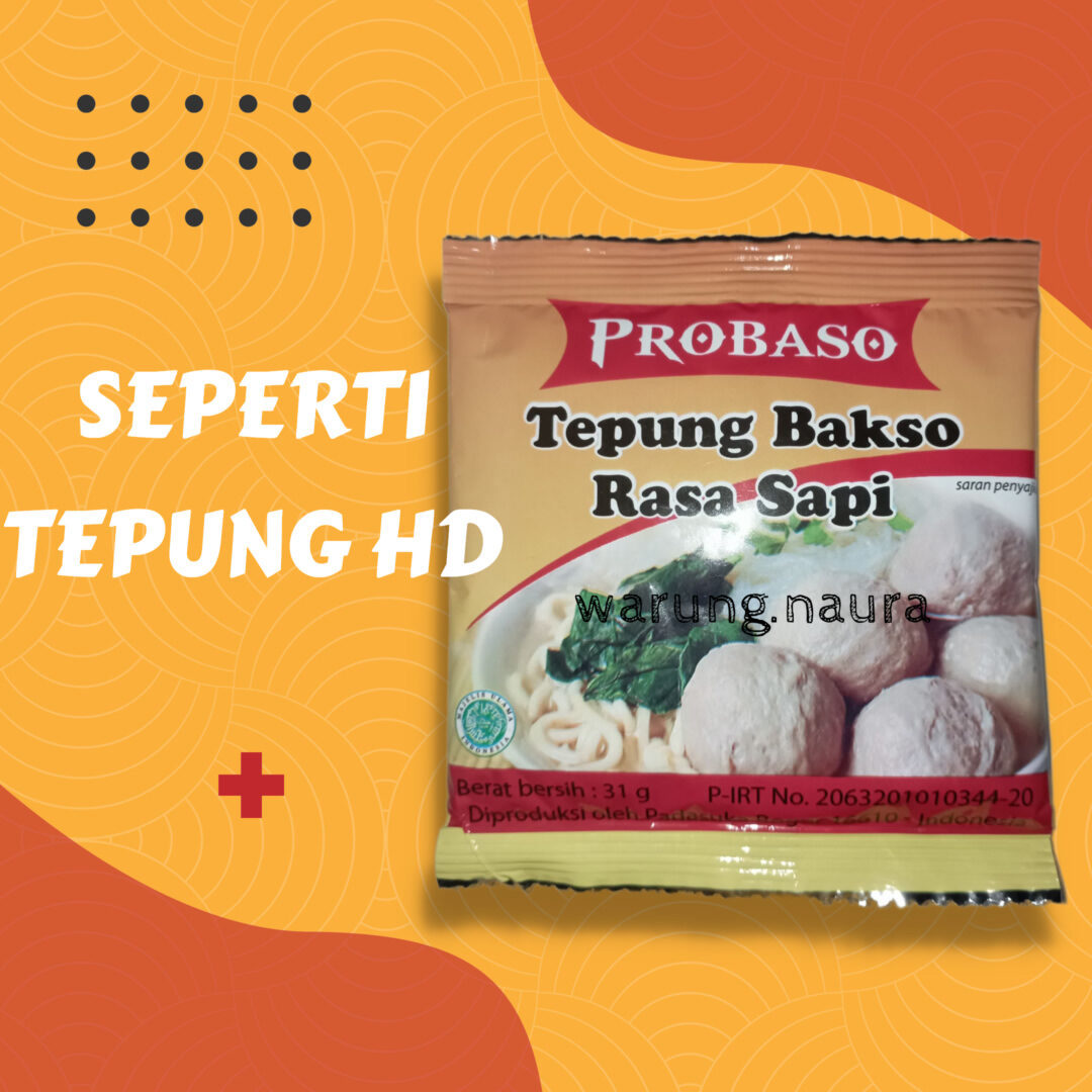 Probaso Tepung Bakso Rasa Sapi 31gr Lazada Indonesia