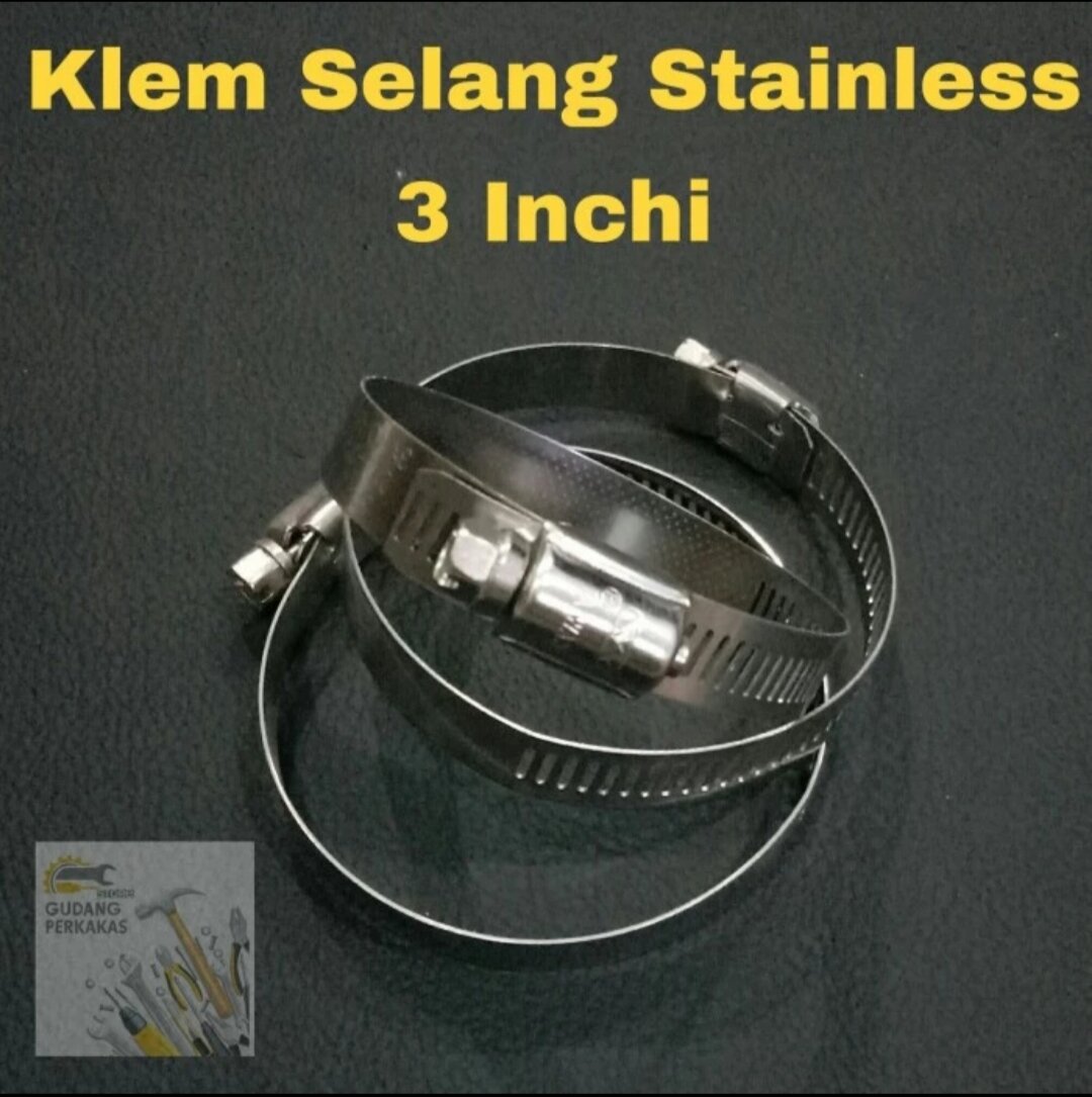 Klem Selang Stainless Hose Clamp Cekak Selang Stainless Steel Inch Lazada Indonesia