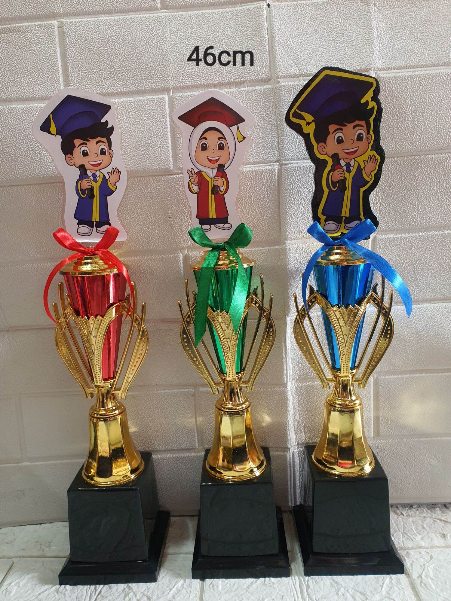 Trophy Piala Pelepasan Siswa Siswi Wisuda B02m Lazada Indonesia