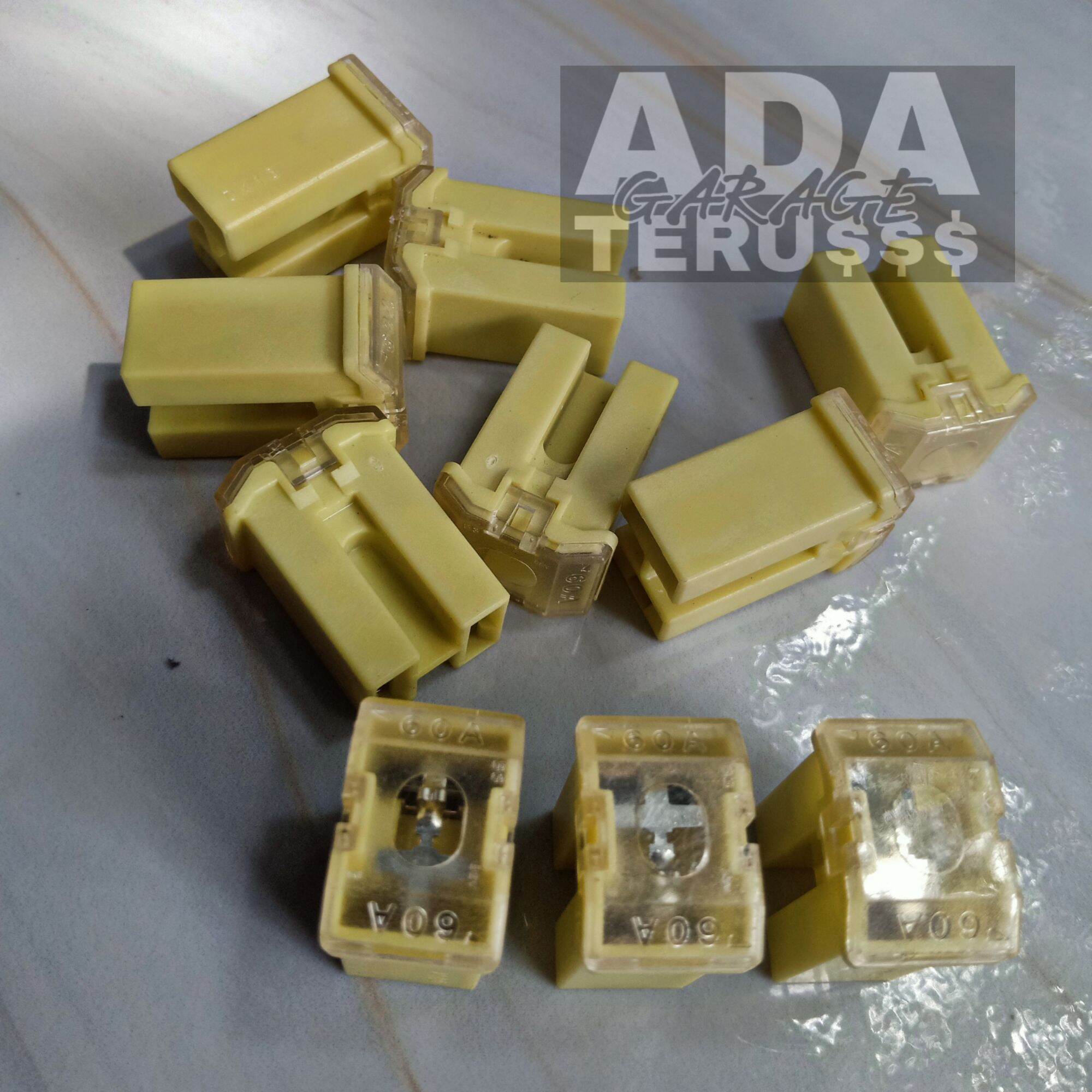 1 BUAH FUSE SEKRING PUSAT BESAR MOBIL 50A 60A 80A ORIGINAL OEM UNIVERSAL TOYOTA HONDA DAIHATSU NISSAN MITSUBISHI DLL Harga 11,500 rupiah*Gratis Ongkir