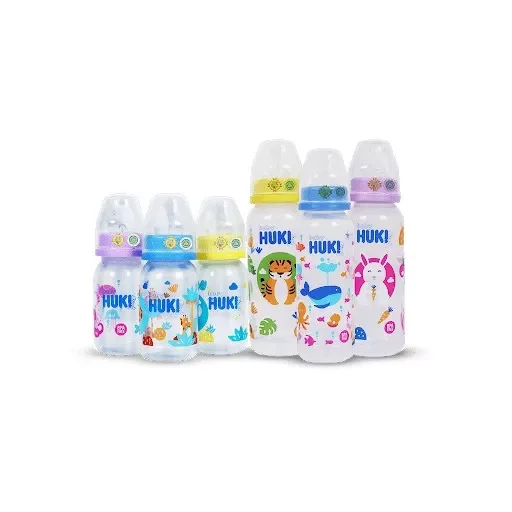 Botol Susu Huki Dot Gepeng 120ml & 240ml