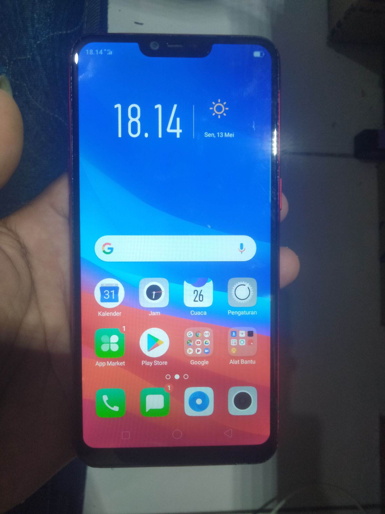 hp oppo a3s ram 2/16 gb second/ bekas Harga 690,000 rupiah*Gratis Ongkir