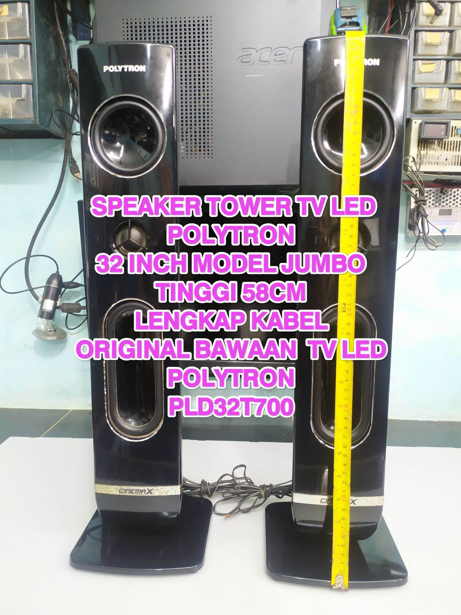 Speaker tv best sale led polytron