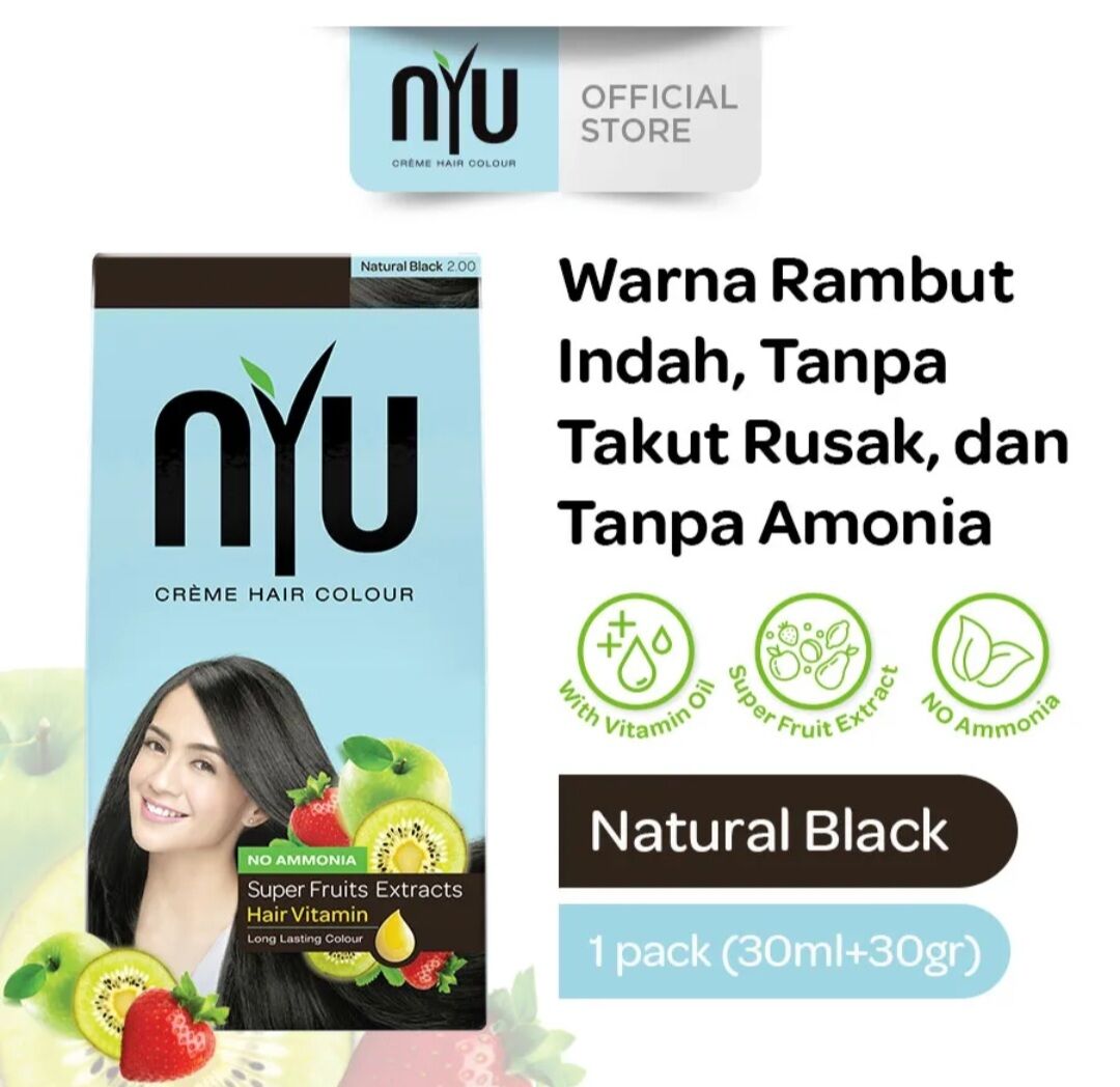 NYU CREME HAIR COLOUR Super Fruits Extracts Hair Vitamin Lazada Indonesia
