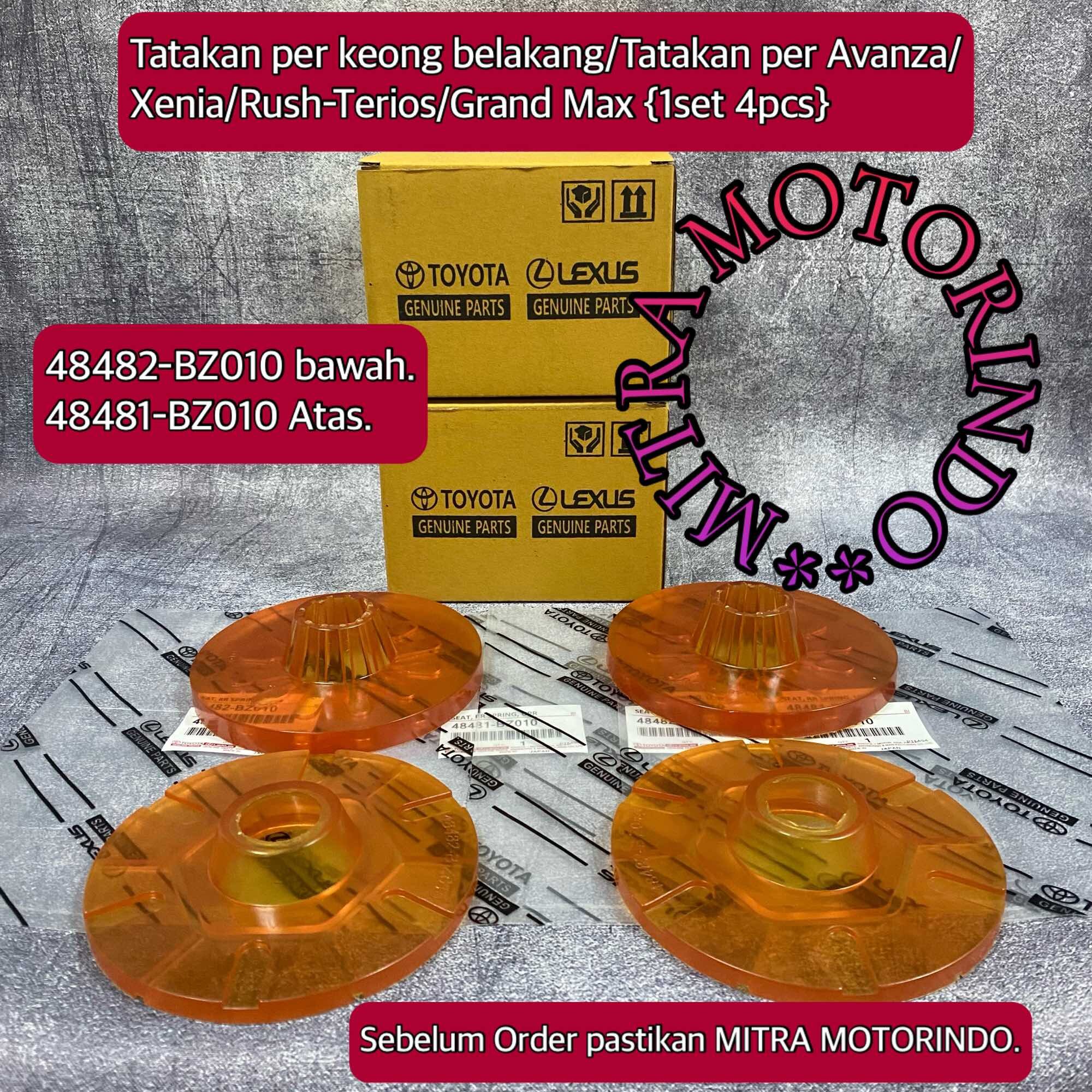 Tatakan Per Keong Belakang/Tatakan Per Avanza/Xenia/Rush/Terios/Grand Max 1Set 4Pcs Giá 118,000 Đồng*Miễn phí vận chuyển