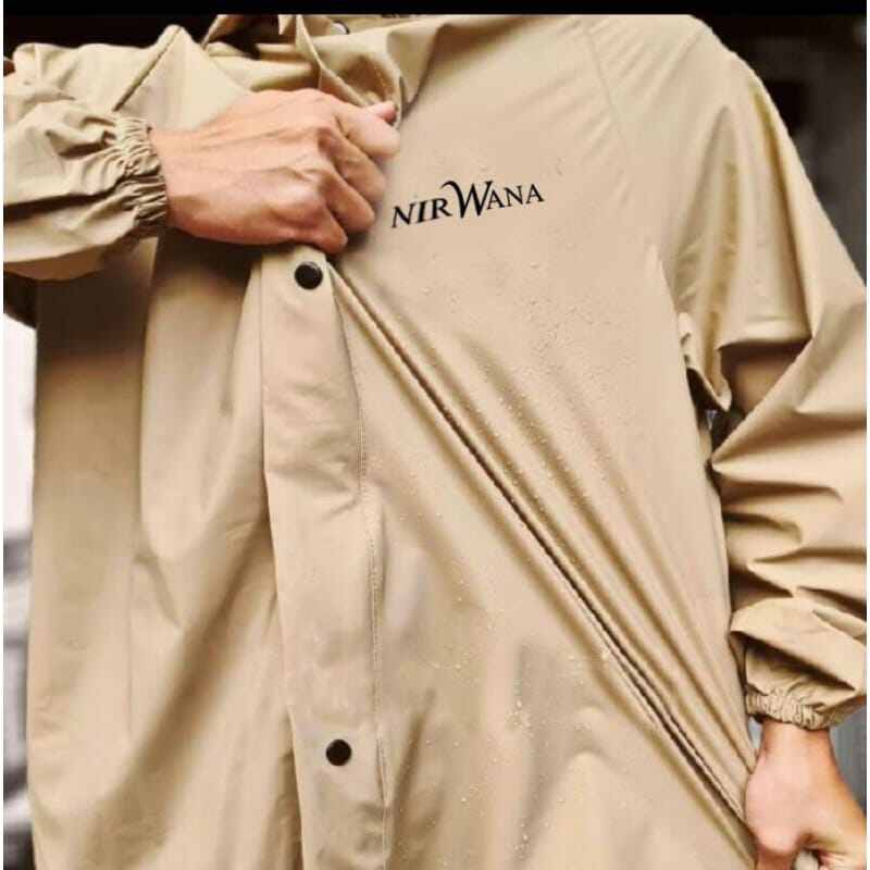 Nirwana Anti-Tear Raincoat Adult Raincoat Equivalent to Axio Raincoat Suit Harga 15,345 rupiah*Gratis Ongkir