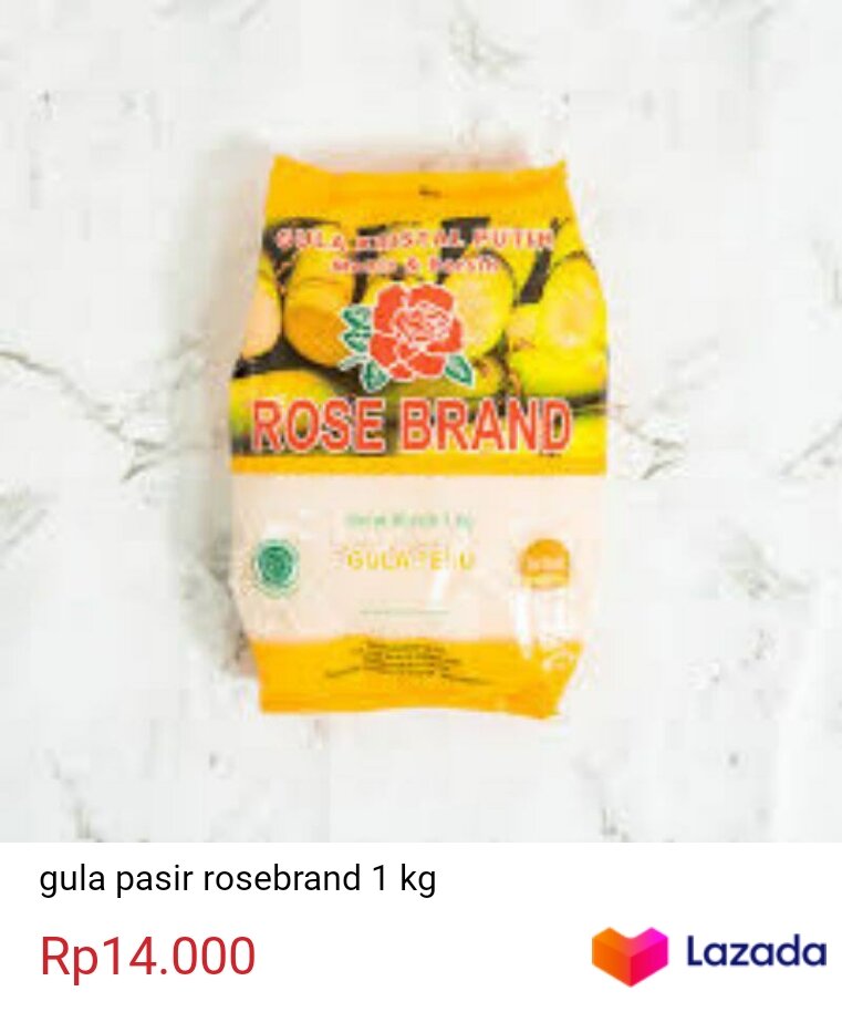 Gula Pasir Rosebrand 1 Kg Lazada Indonesia 