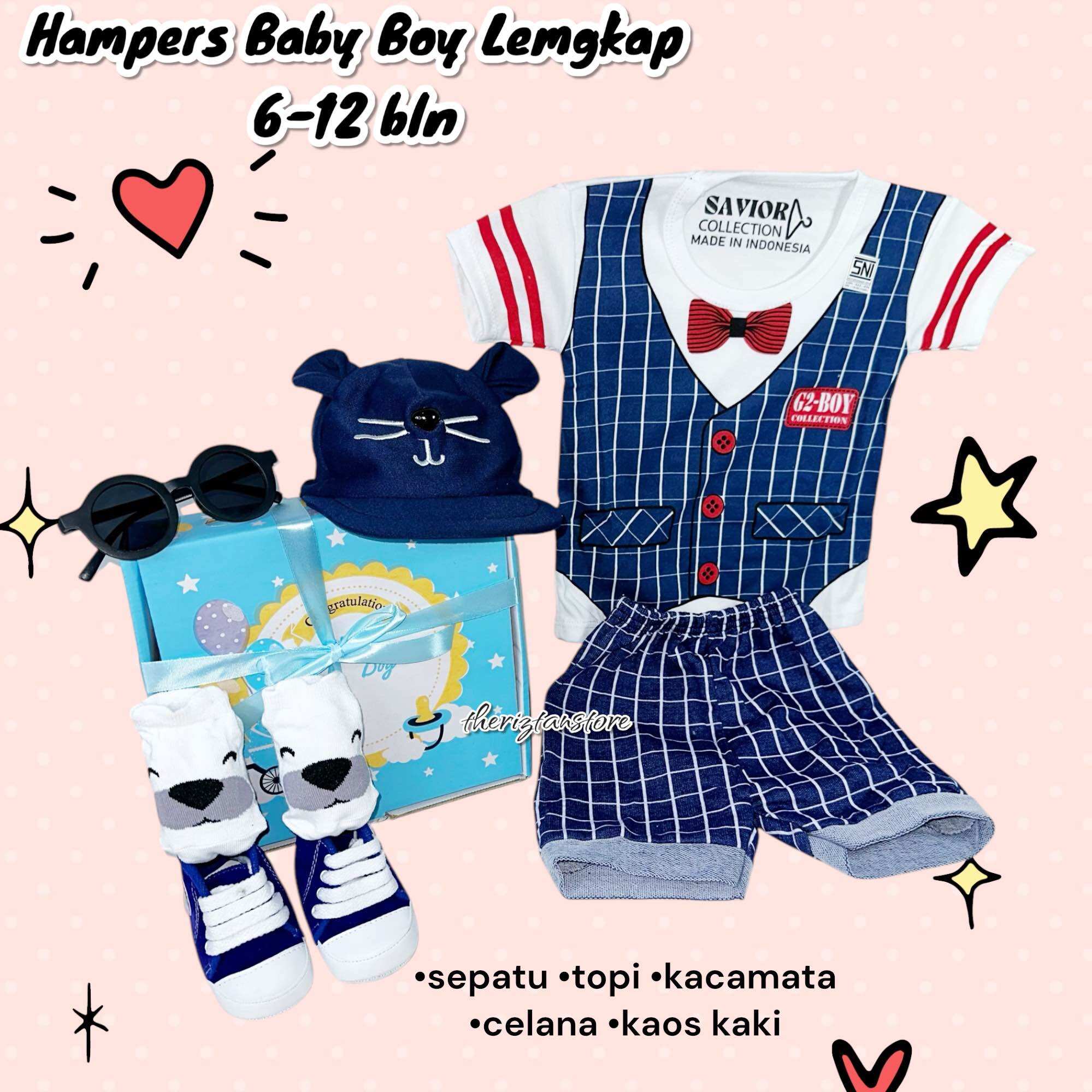 Hampers Setelan Bayi Cowok 6-12 Bln Hampers Bayi Cowok Hampers Profesi