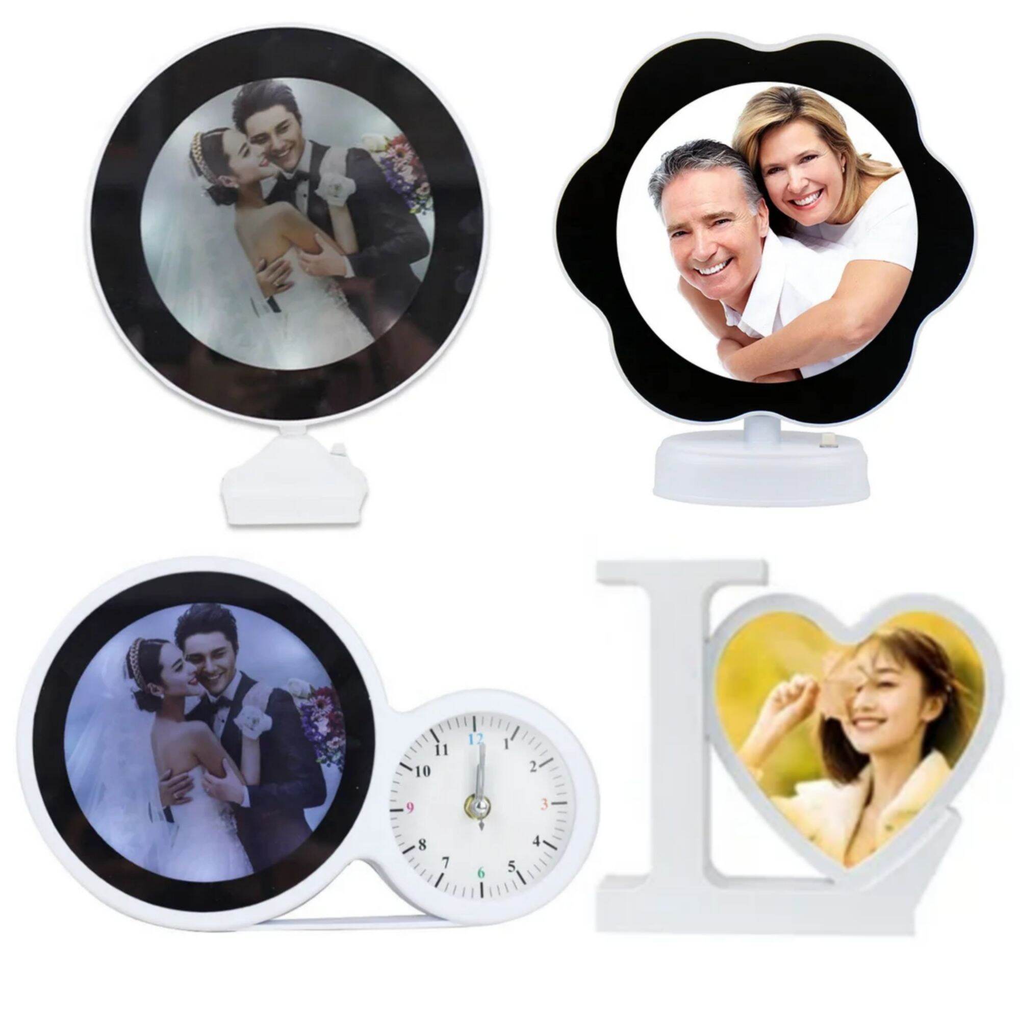 SEHARI JADI jam Cermin mirror kaca magic ajaib frame foto lampu LED hadiah kado hadiah hampers custom…