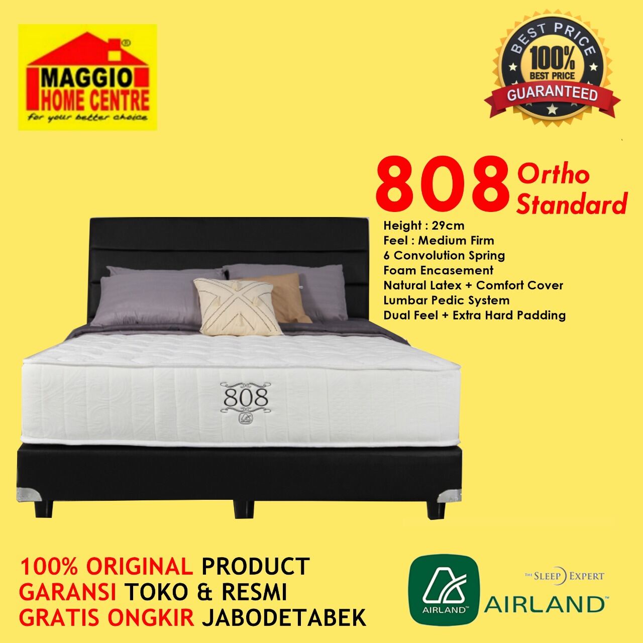 airland maggio pillow top