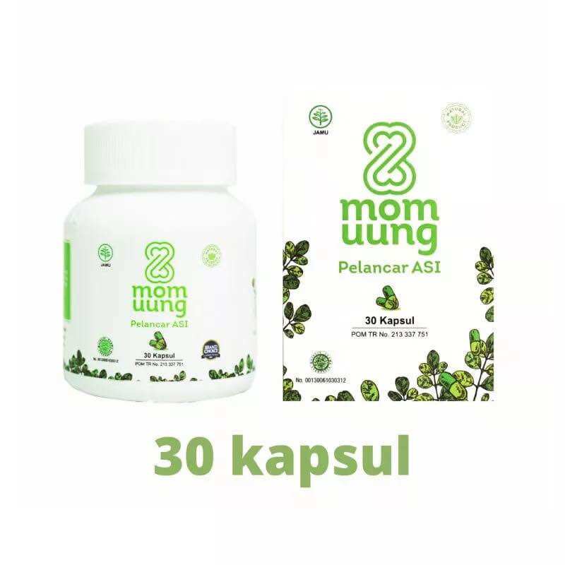 READY STOK SIAP KIRIM‼️ MOM UUNG ASI BOOSTER 30 KAPSUL / PELANCAR ASI HALAL/ PELANCAR ASI BPOM NATURAL