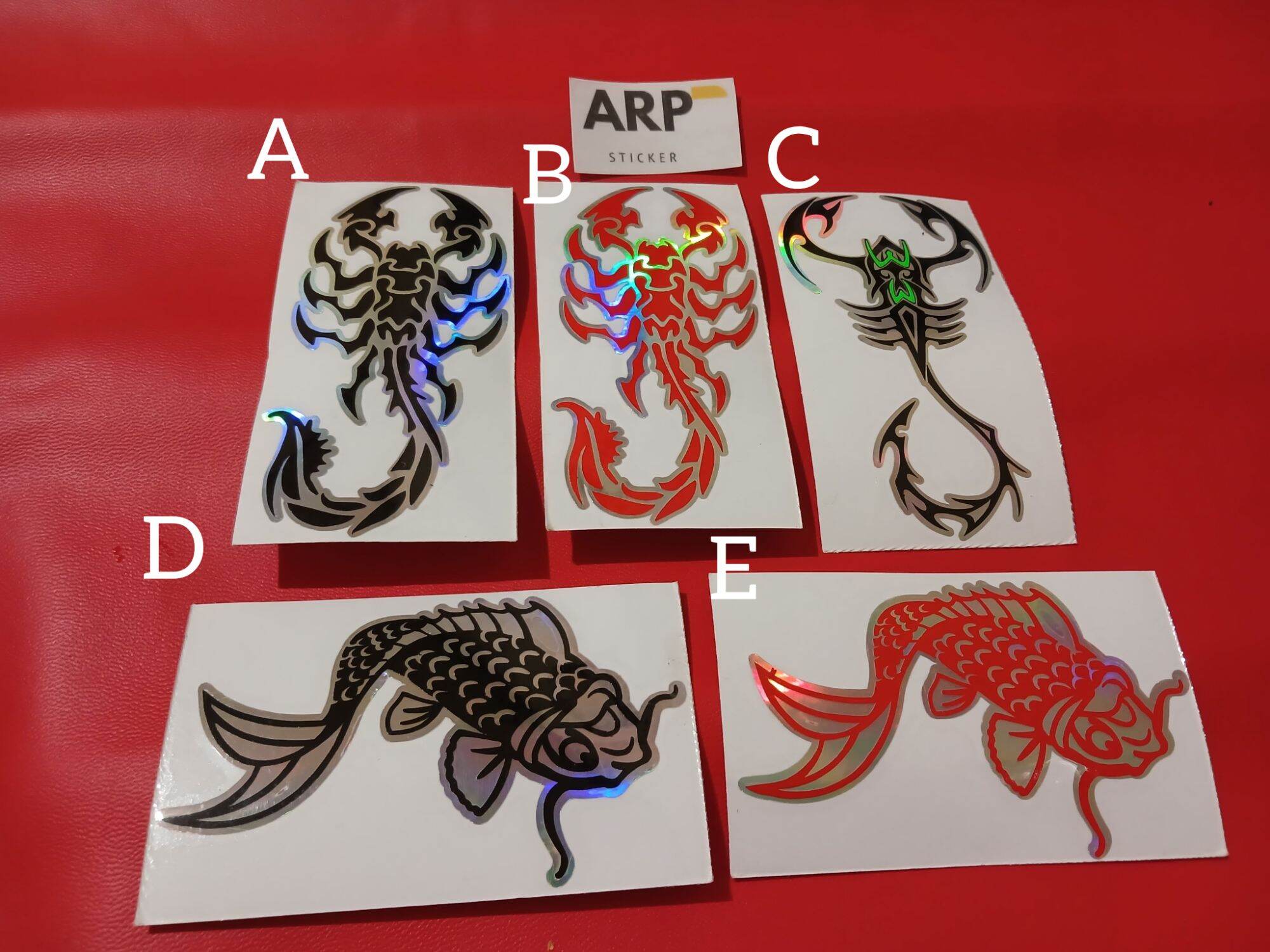 STICKER STIKER KALAJENGKING IKAN KOI CUTTING Giá 3,500 Đồng*Miễn phí vận chuyển