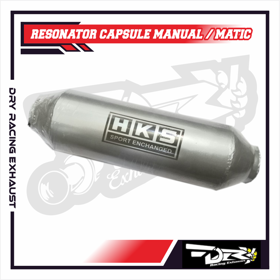 RESONATOR MOBIL CAPSULE MANUAL/MATIC HKS GALVANIS UNIVERSAL MUFFLER