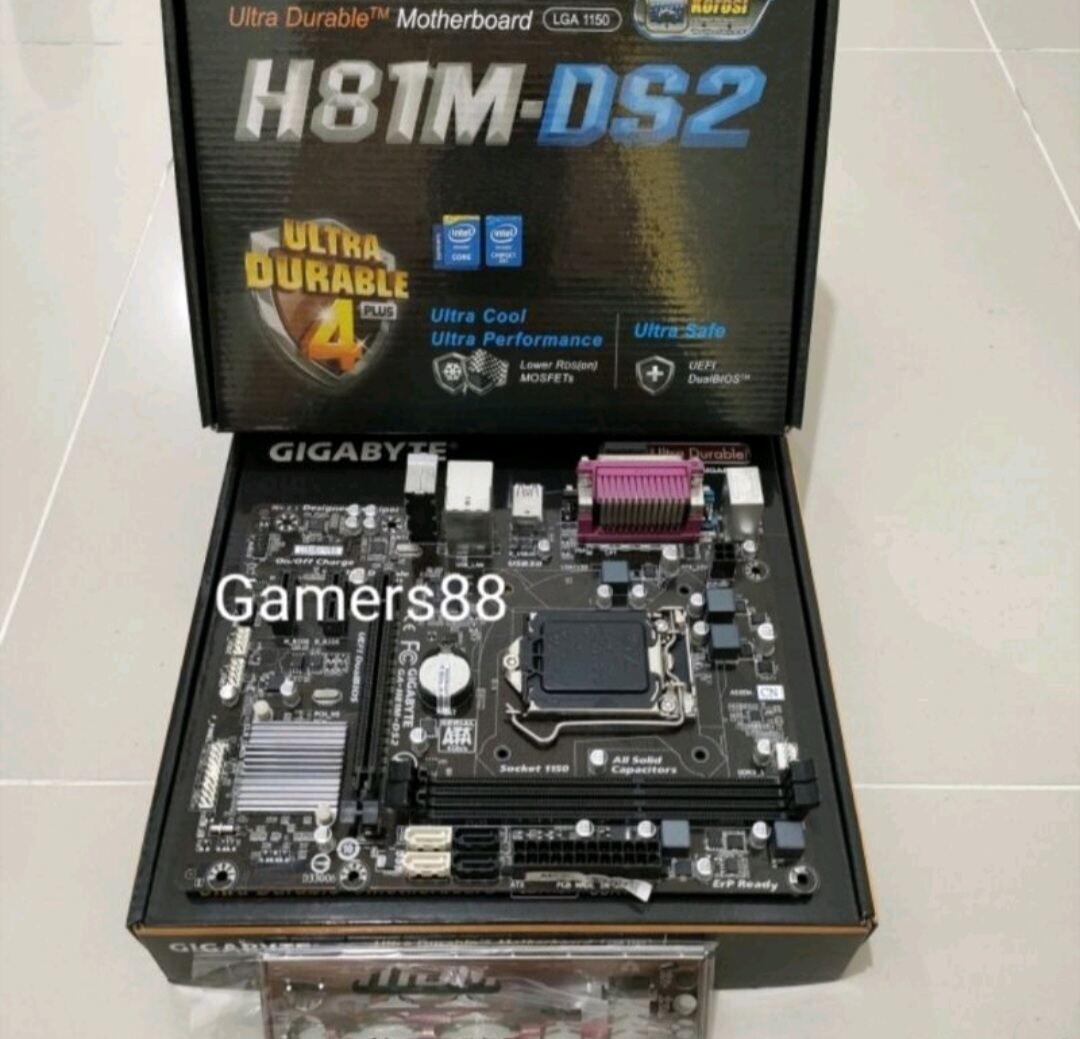 Motherboard Gigabyte H81MDs2 Mainboard Mobo LGA 1150 Lazada Indonesia