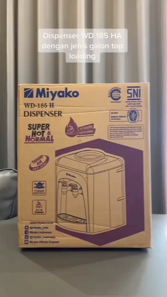 MIYAKO WD-185 H Dispenser Normal Hot Lazada Indonesia
