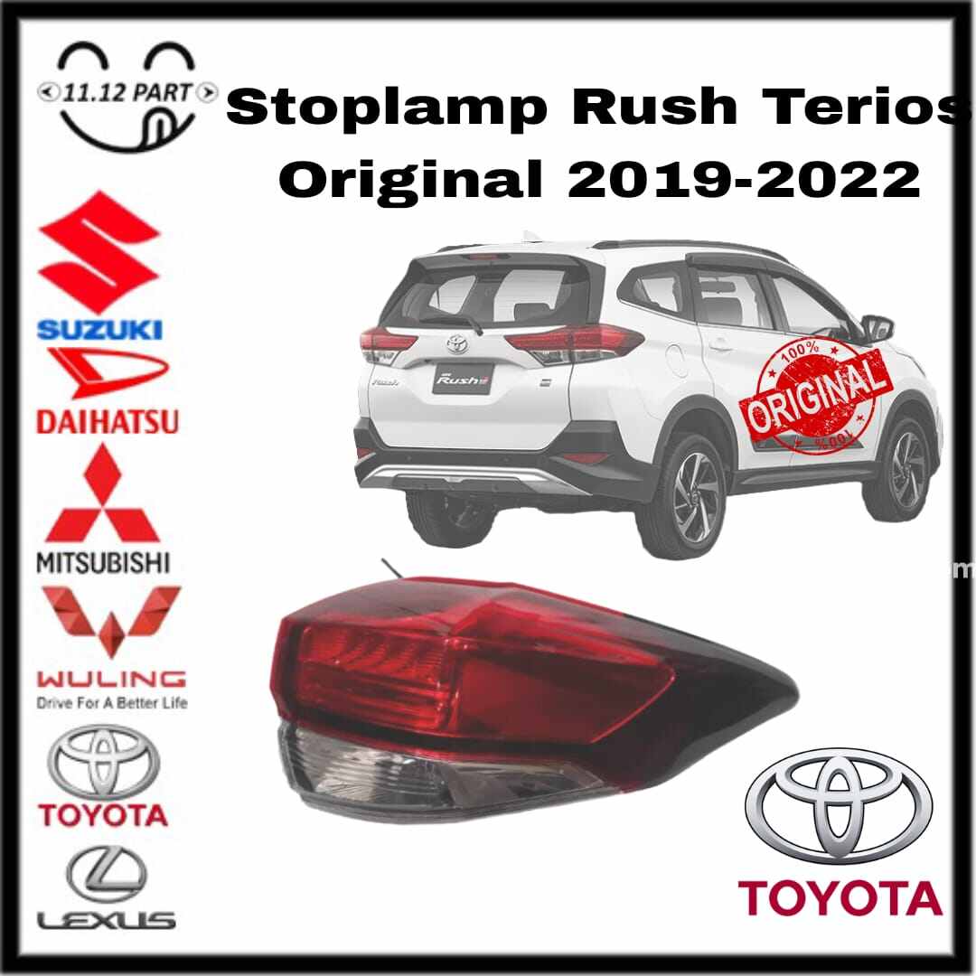 Stoplamp Lampu Belakang Toyota Rush Daihatsu Terios Original New 2019 2020 2021 2022 kanan atau kiri Lampu Belakang All New Rush Terios Harga 500,000 rupiah*Gratis Ongkir
