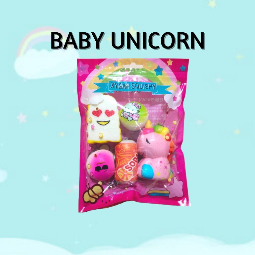 5 pcs squishy paket hemat squishy lucu squishy murah squishy lucu
