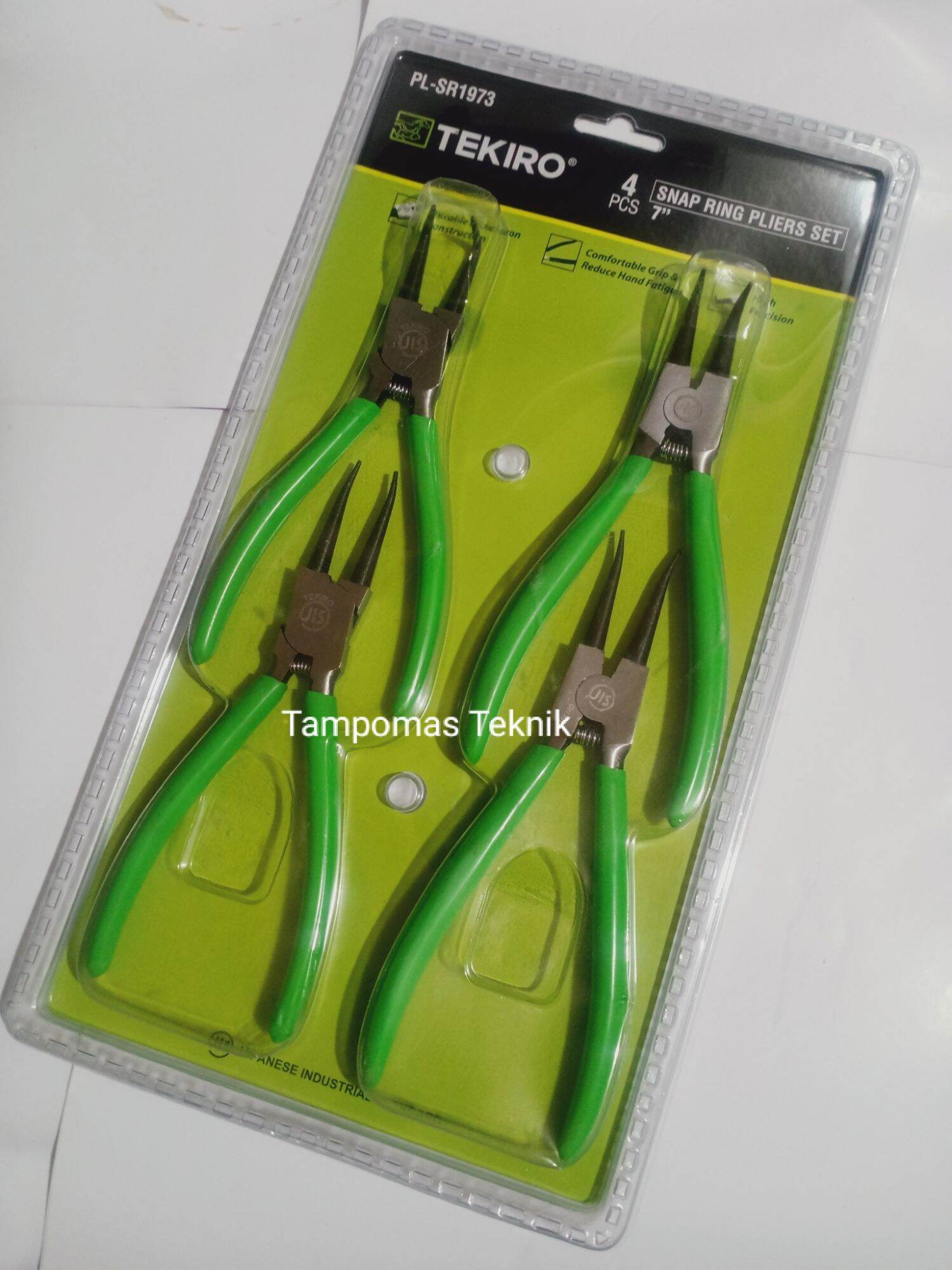 TEKIRO Tang Snap Ring Set 4 pcs 7" Snap Ring Set Tekiro Original Lazada Indonesia