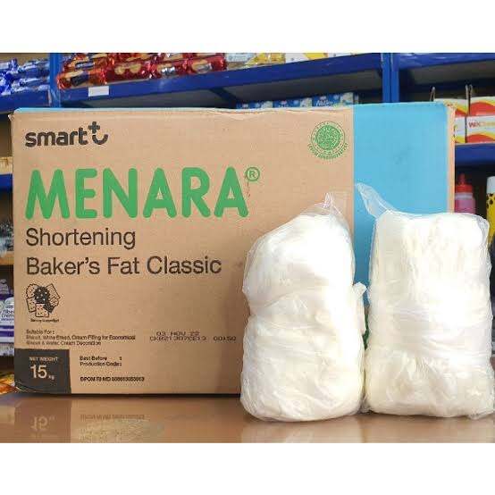 menara shortening 1 kg mentega putih untuk adonan kentang donat ayan