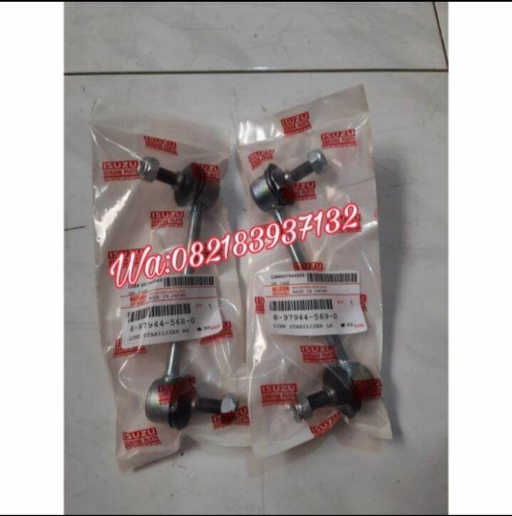 Tie Rod Stabilizer Link Stabil Depan Isuzu Dmax D Max Set Ori Made In